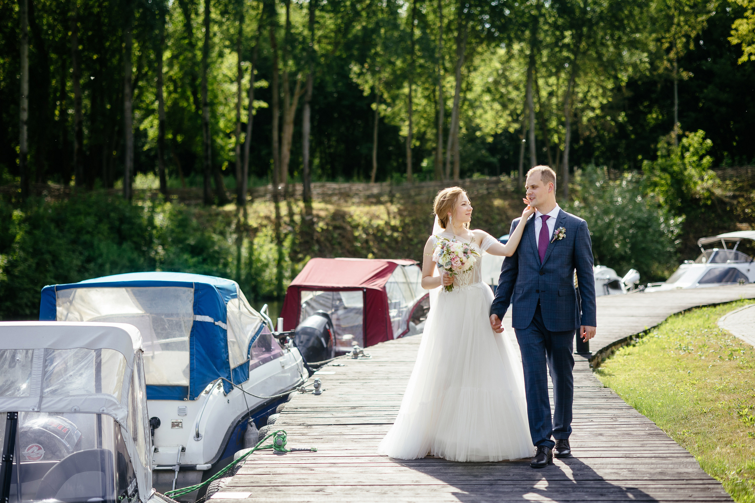 Свадьба в Жуковском. Свадебная фотосессия в Быково. Свадьба в яхт-клубе Ново-Рождественно. Свадебный и семейный фотограф Екатерина Иванова