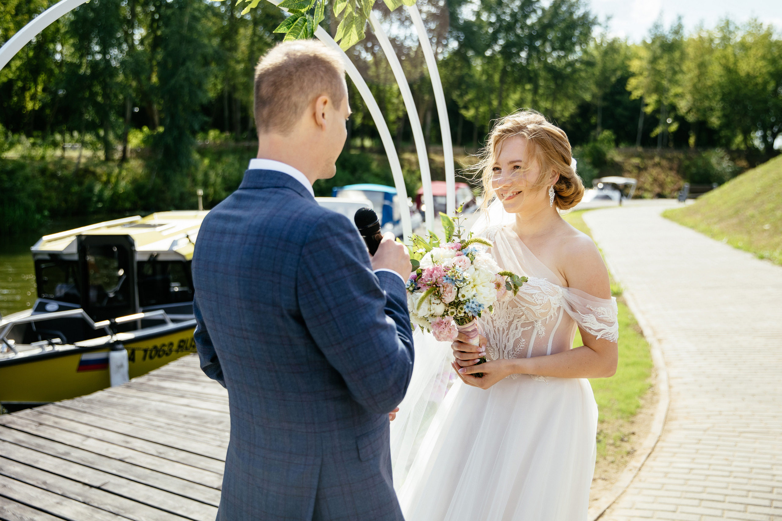 Свадьба в Жуковском. Свадебная фотосессия в Быково. Свадьба в яхт-клубе Ново-Рождественно. Свадебный и семейный фотограф Екатерина Иванова