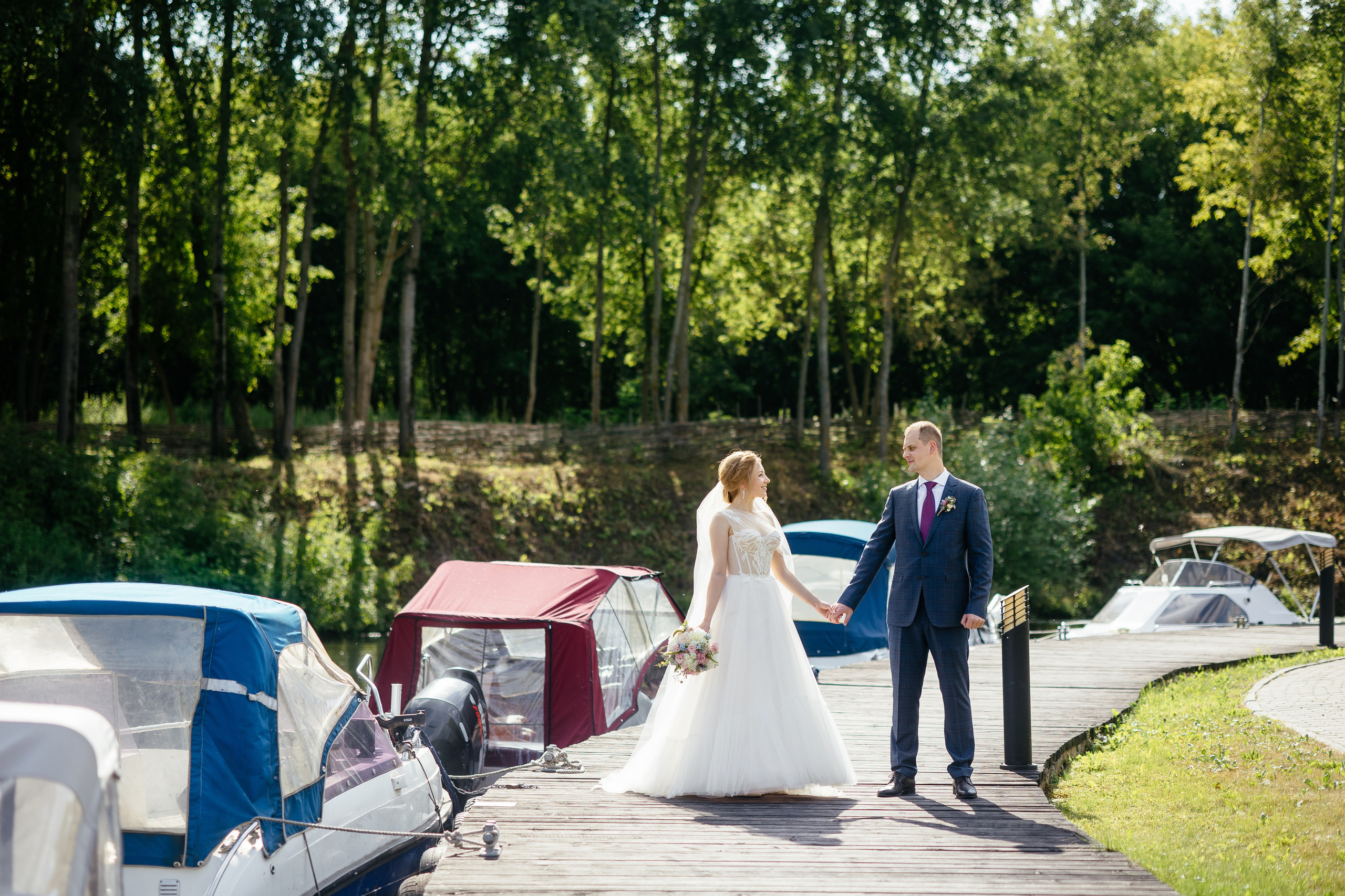 Свадьба в Жуковском. Свадебная фотосессия в Быково. Свадьба в яхт-клубе Ново-Рождественно. Свадебный и семейный фотограф Екатерина Иванова