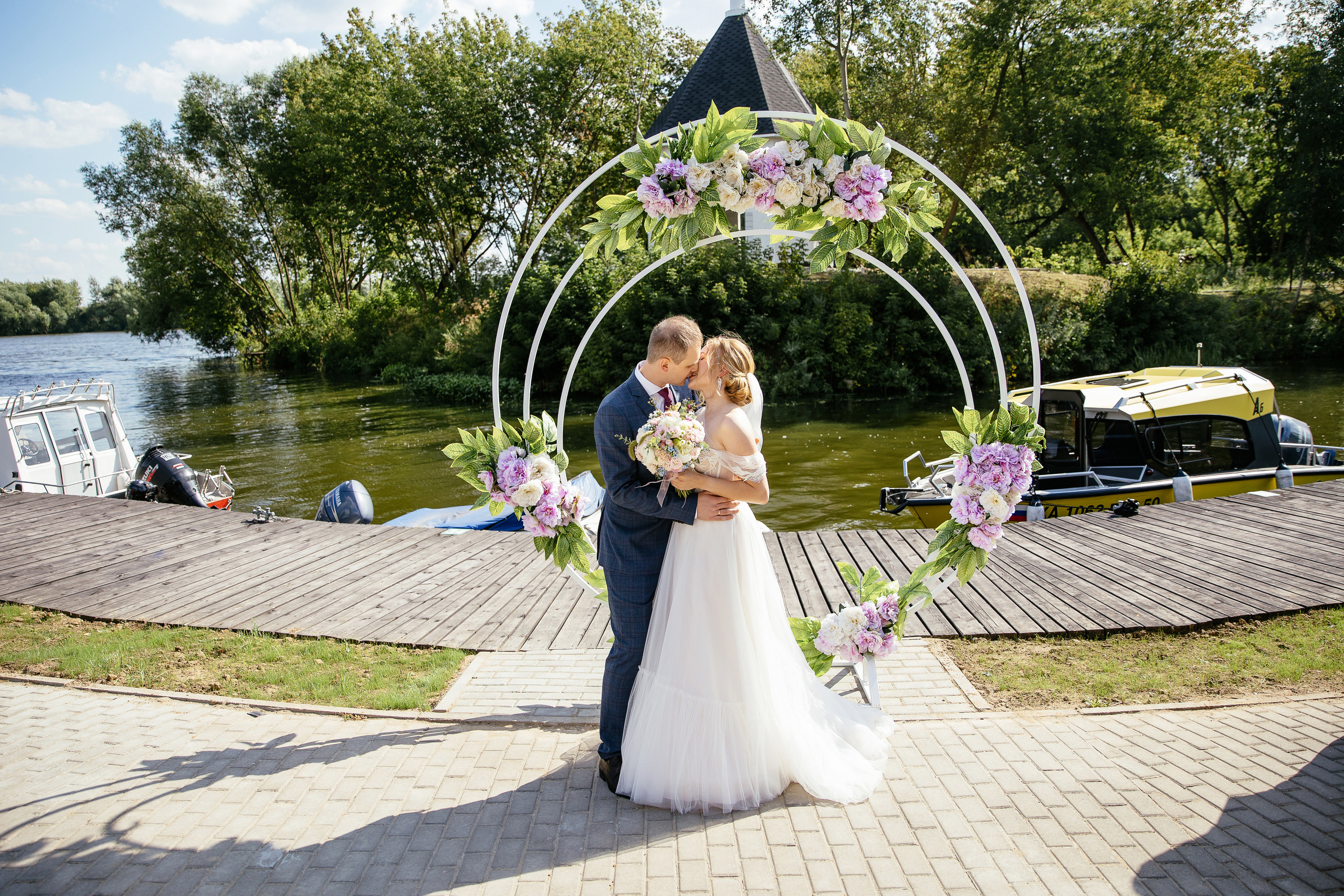 Свадьба в Жуковском. Свадебная фотосессия в Быково. Свадьба в яхт-клубе Ново-Рождественно. Свадебный и семейный фотограф Екатерина Иванова
