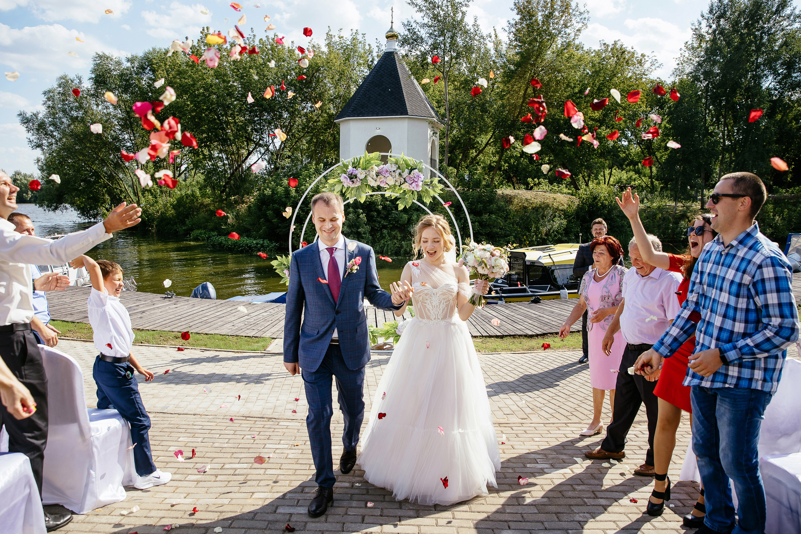 Свадьба в Жуковском. Свадебная фотосессия в Быково. Свадьба в яхт-клубе Ново-Рождественно. Свадебный и семейный фотограф Екатерина Иванова