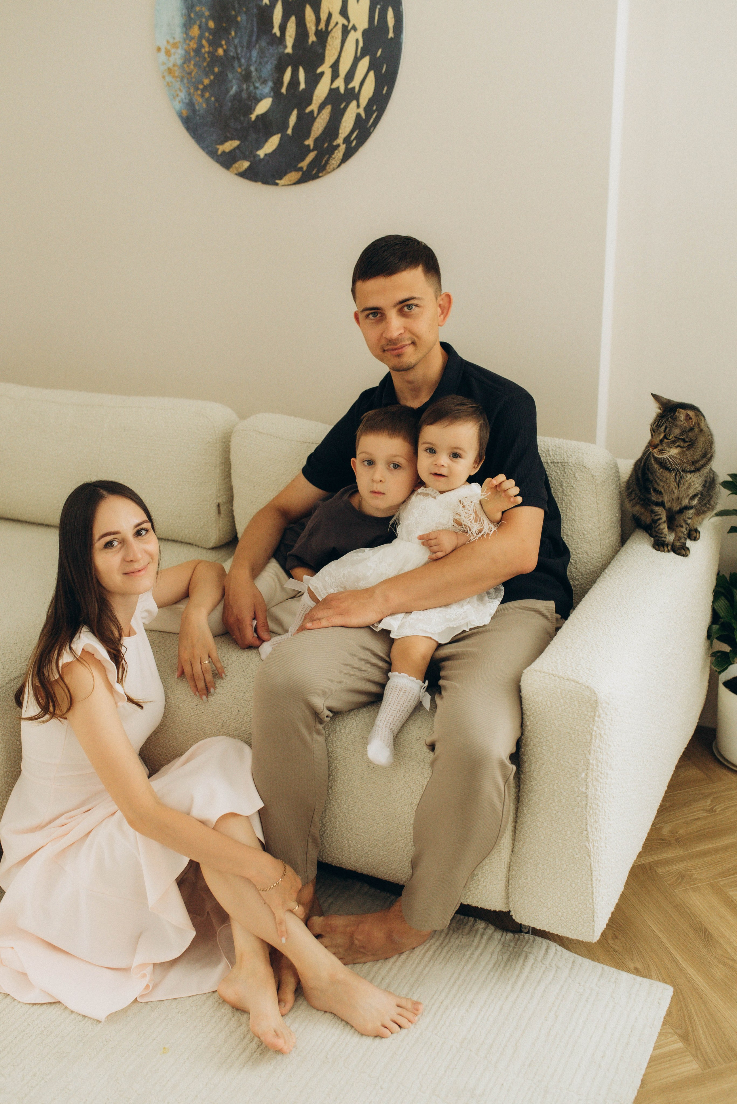 Семейная фотосессия дня рождения