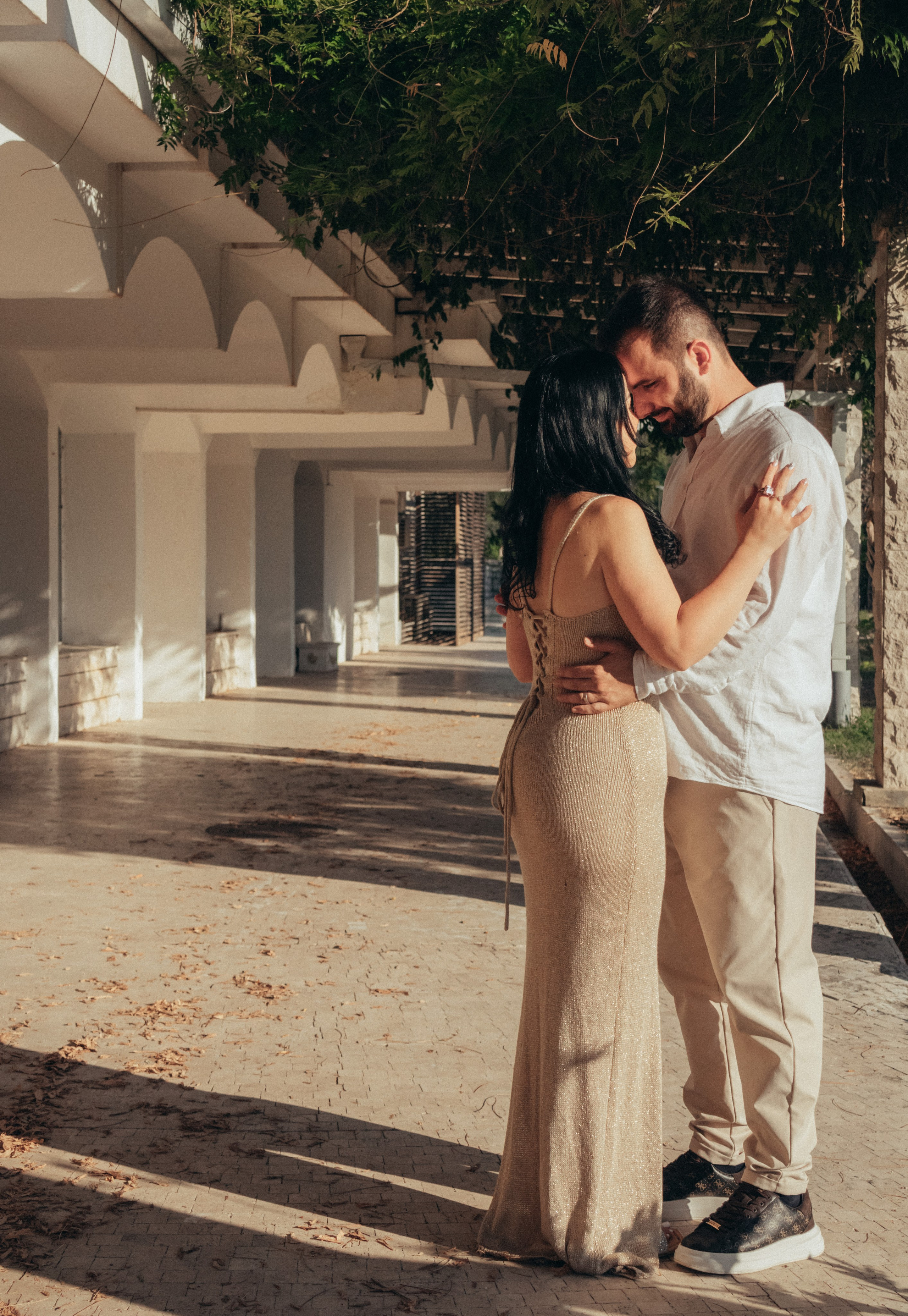 Engagement photo shooting in Montenegro. Portrait photographer in Tivat Montenegro Katerina Kirsanova