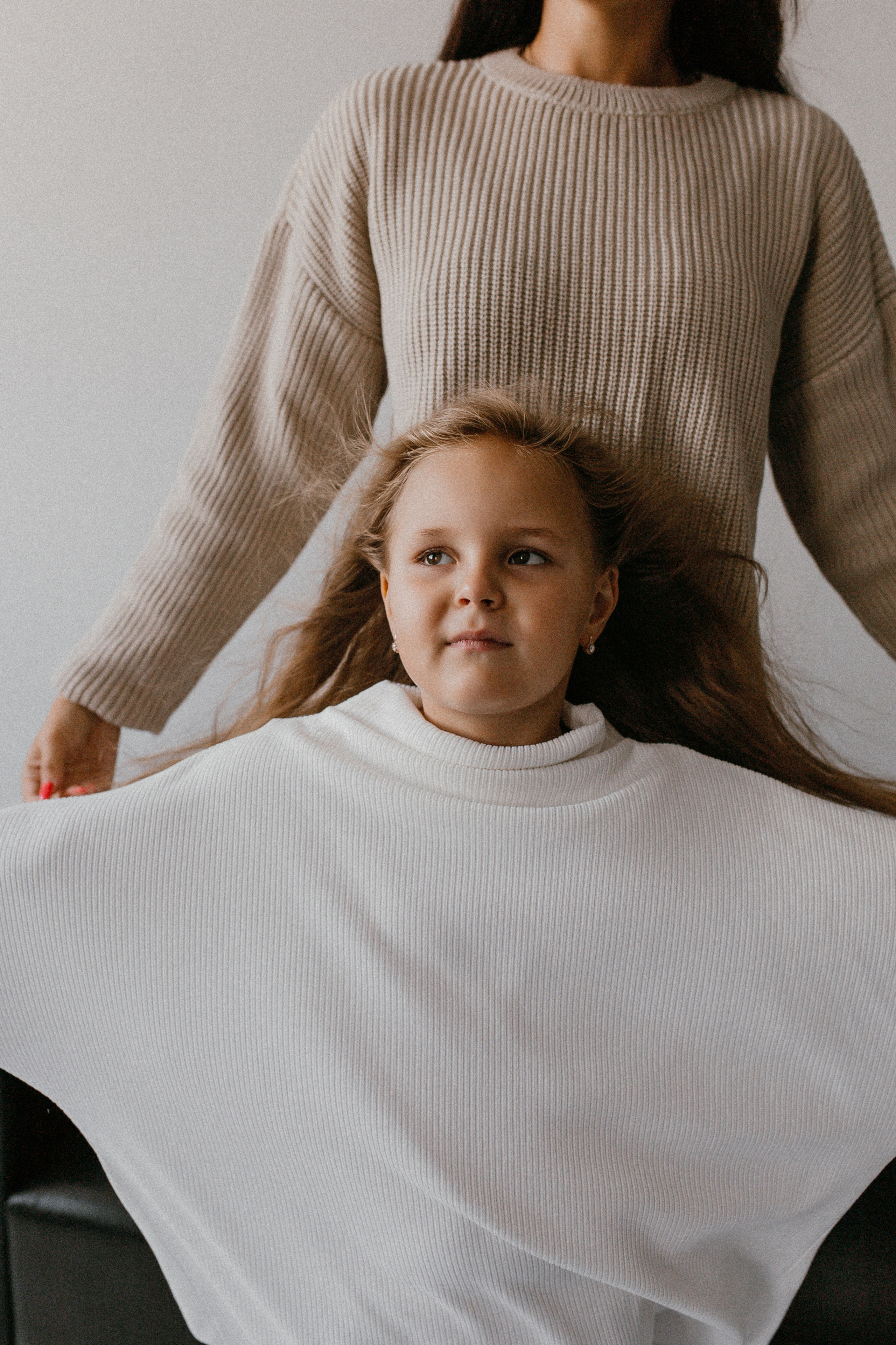 Есения и мама. Семейный фотограф Губкин/Старый Оскол
