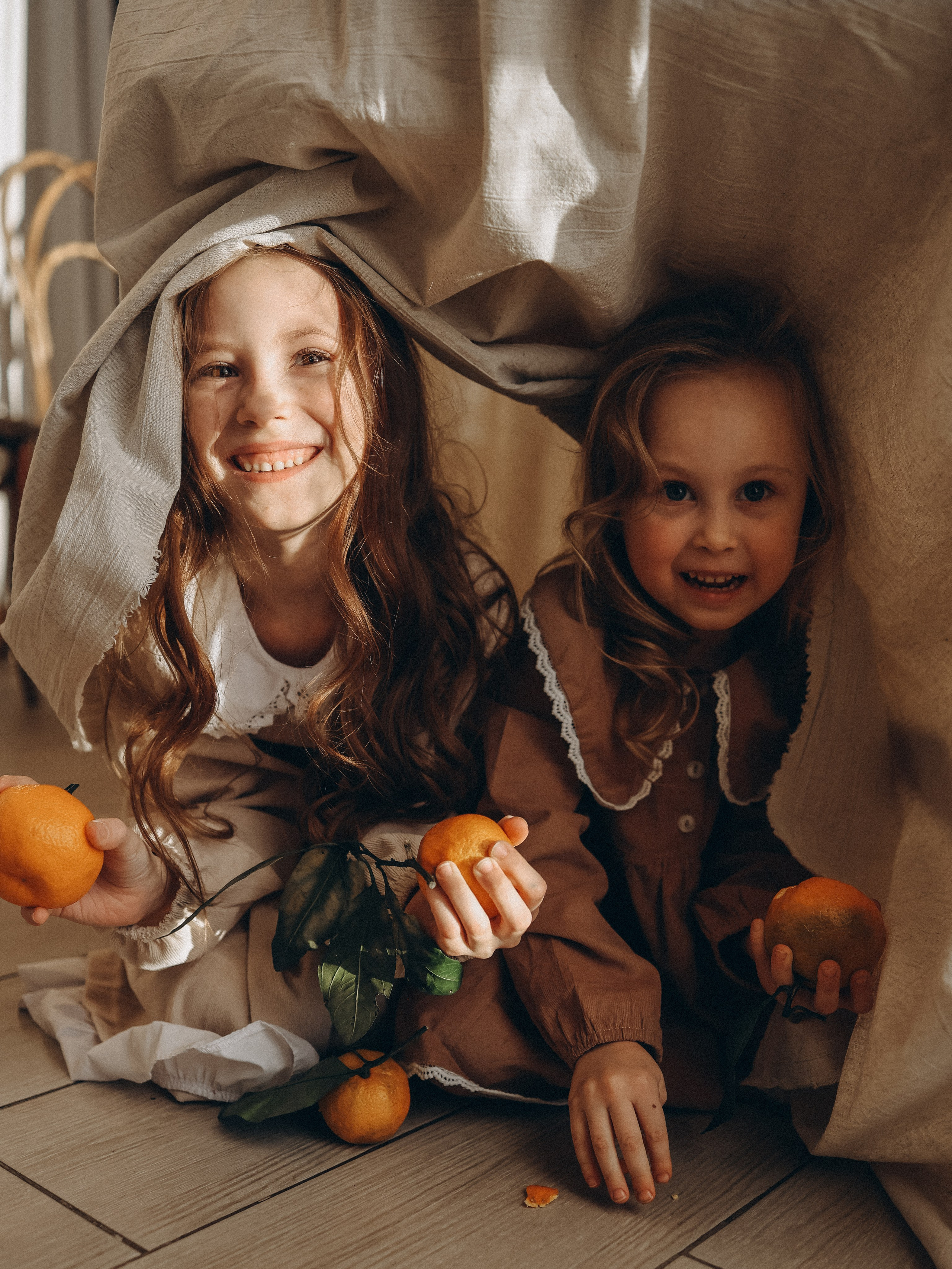 Мандариновое настроение. Семейный и детский фотограф в  г. Екатеринбурге Холодова Юлия