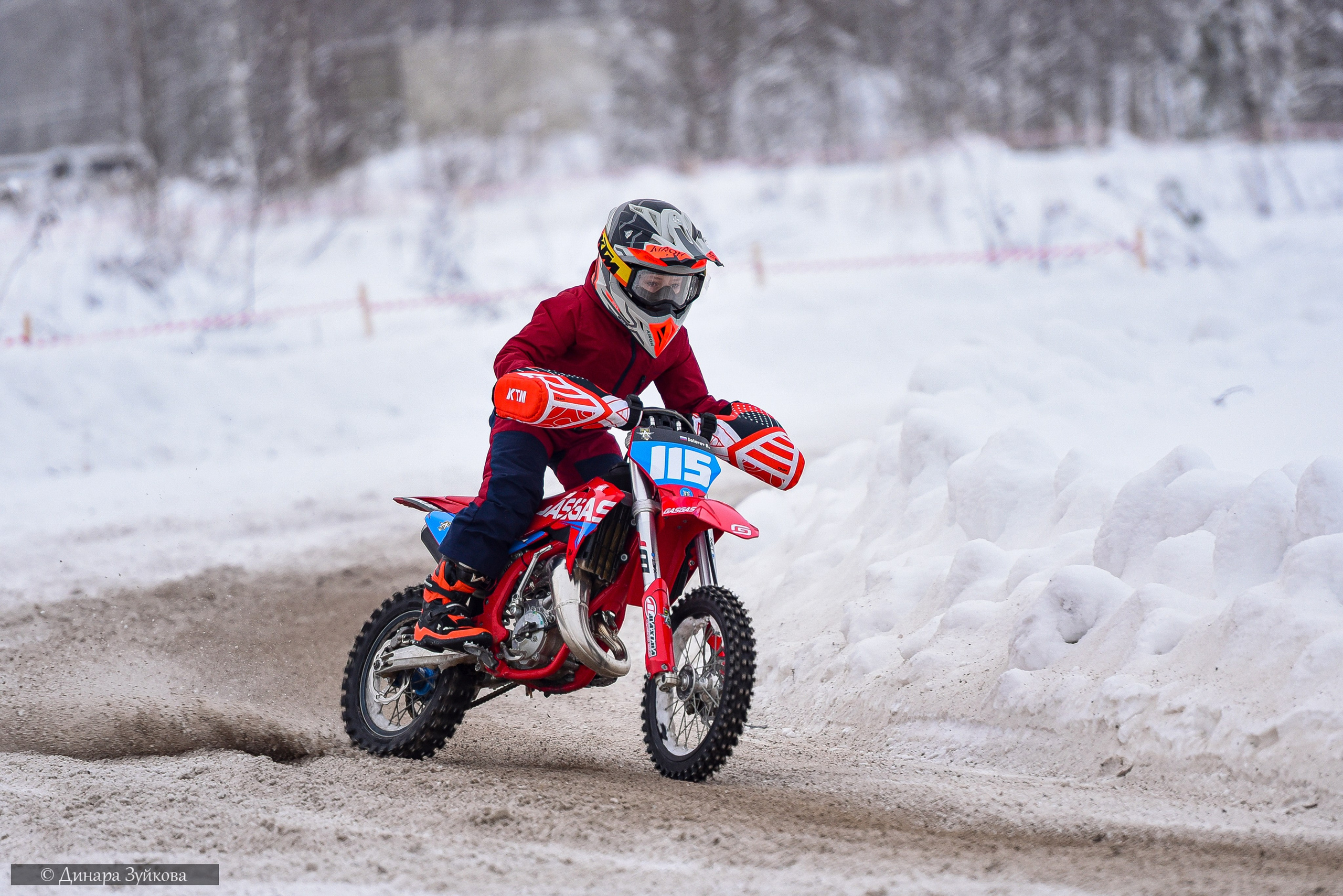 Новогодний мотокросс г. Вязники. Мотофотограф в Нижнем Новгороде Динара Зуйкова