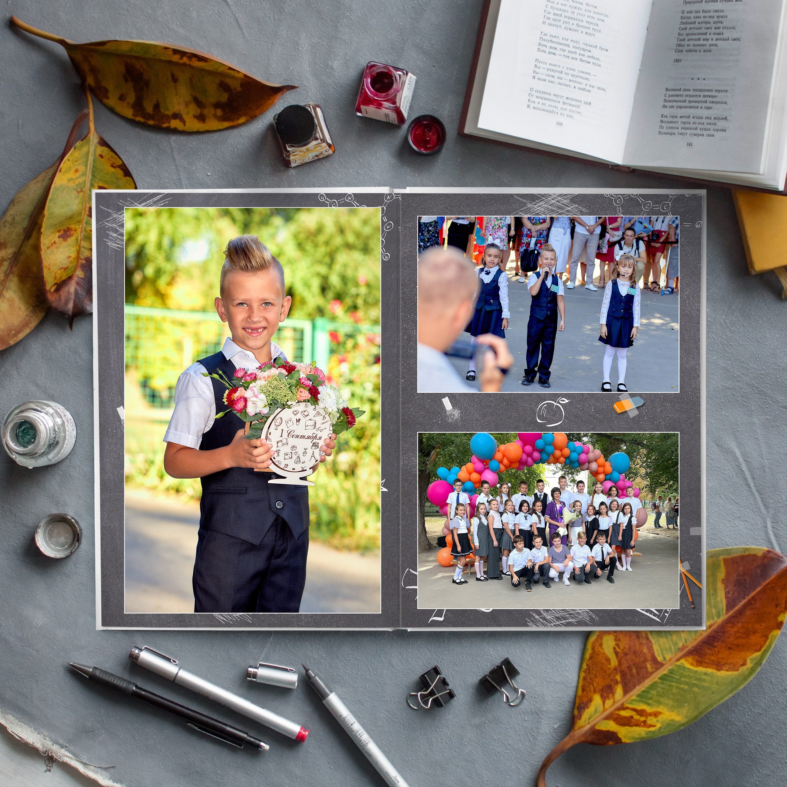 Альбом за 4 года (до 120 листов). Фотограф Выпускные альбомы Таганрог Сергей Коробченко