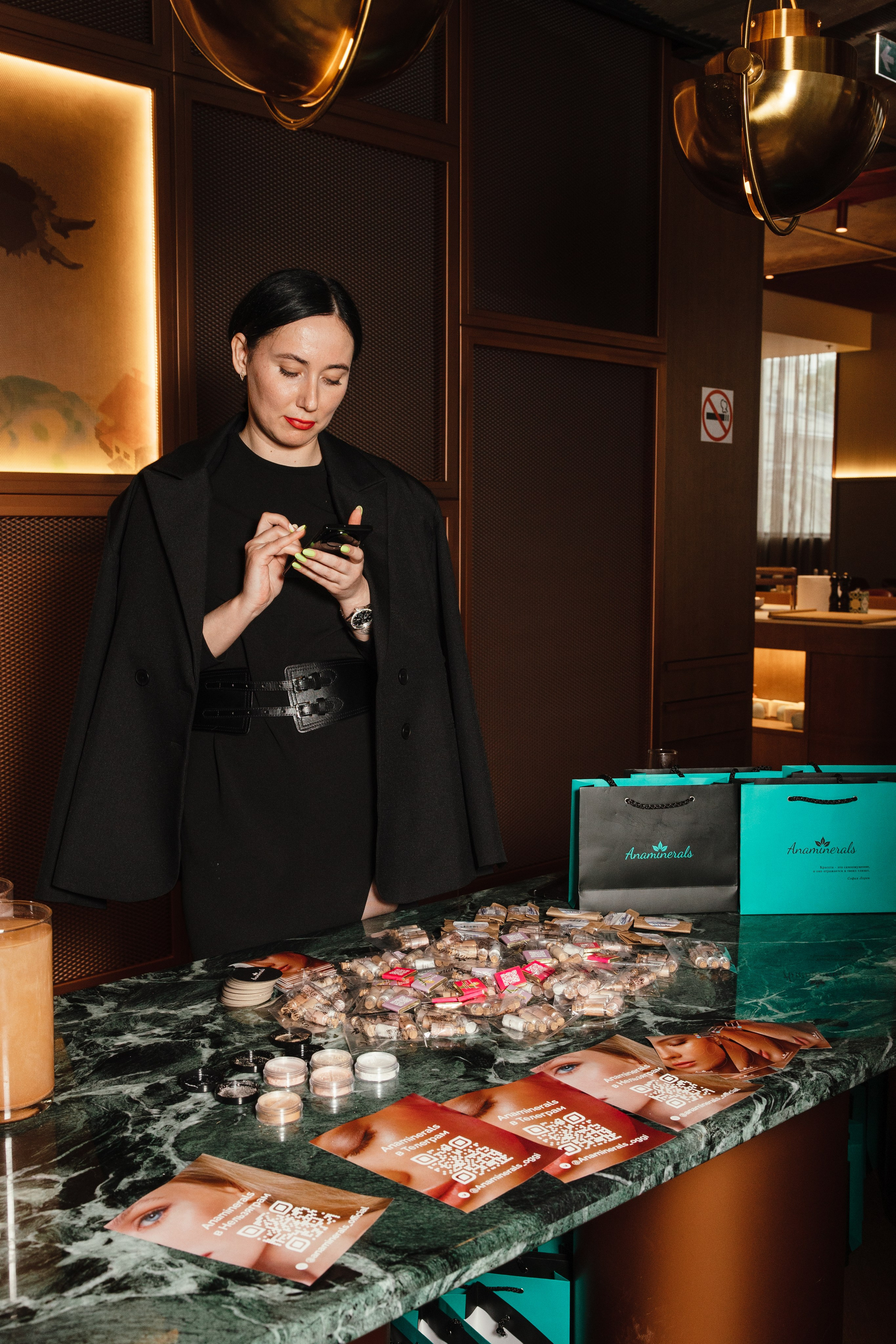 Презентация Russian Fashion Dom в ресторане Shagal. Контент фотограф в Москве и области Елена Кулакова