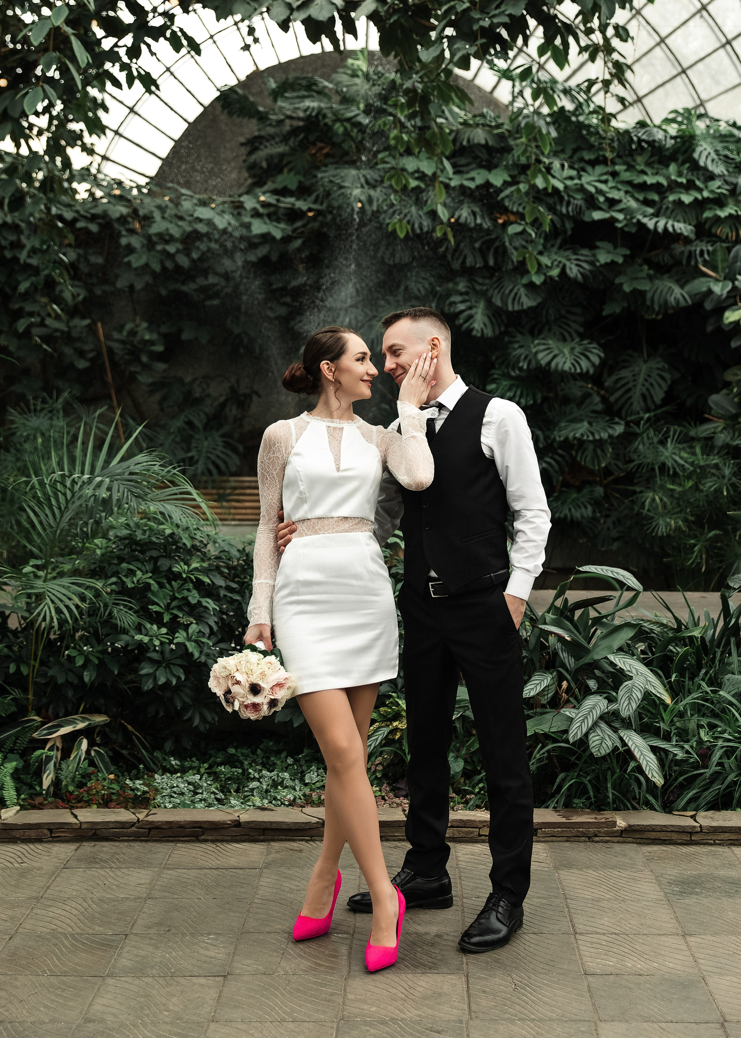 Ксения и Сергей — свадьба в Оранжерее. Свадебный и портретный фотограф в Санкт-Петербурге Анна Демьянова