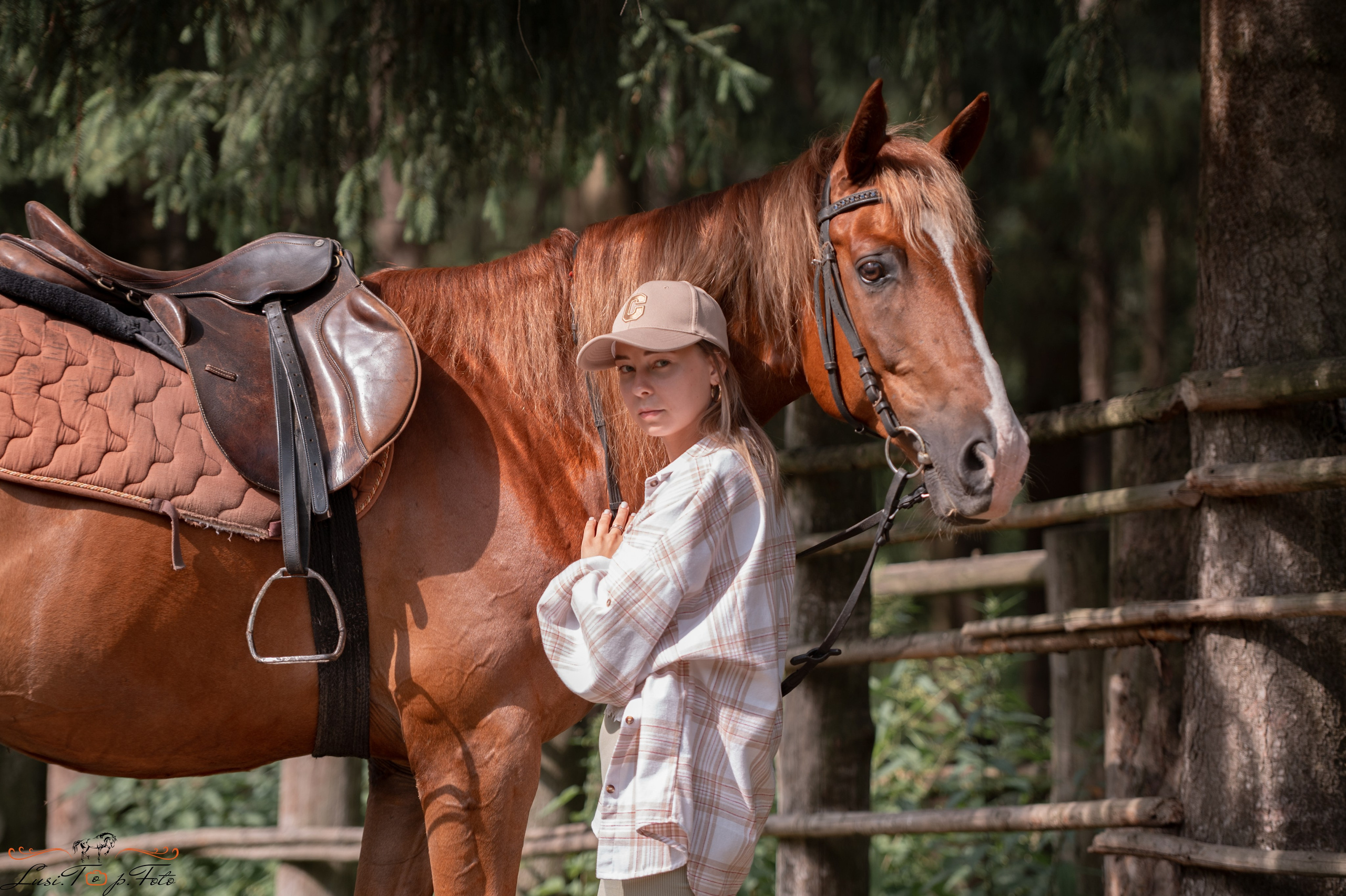 Фотосессия «Без ретуши». Конный и фотограф с животными в Твери Топталова Люся