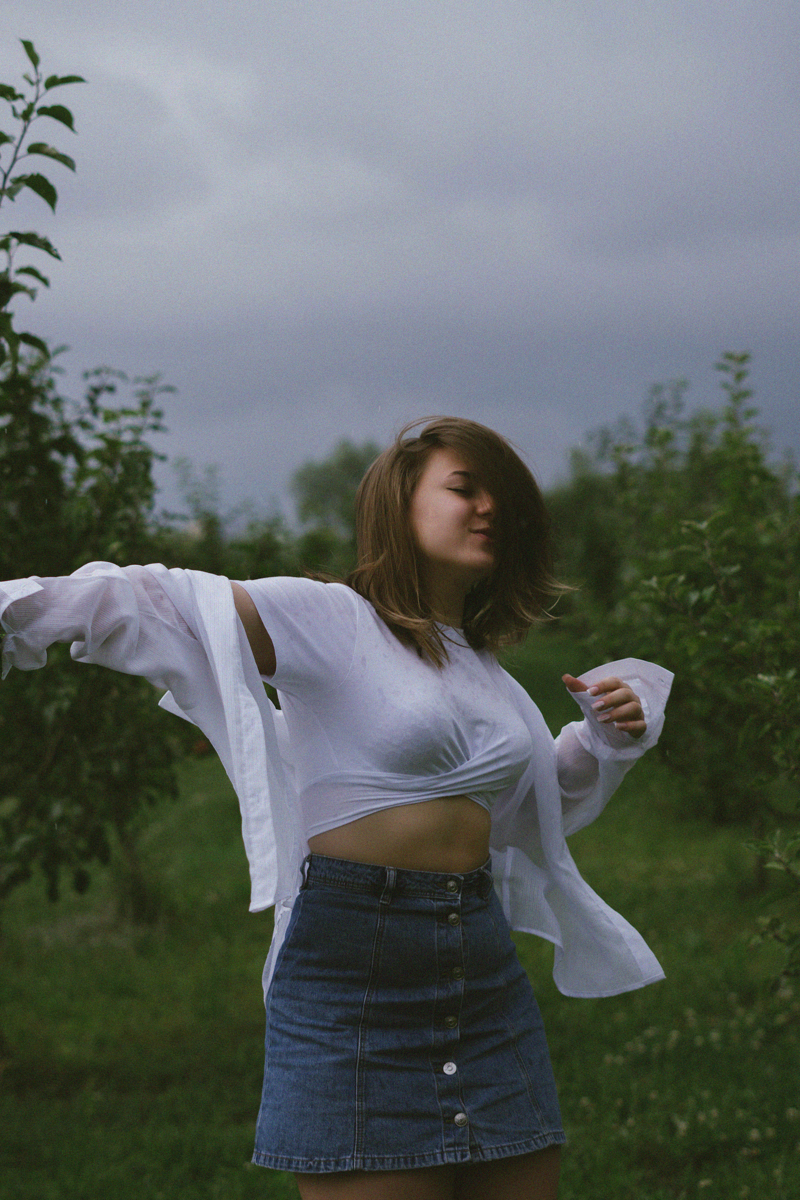 Прогулка под дождем с Алиной. Фотограф в Липецке и Москве Рыкова Юлия