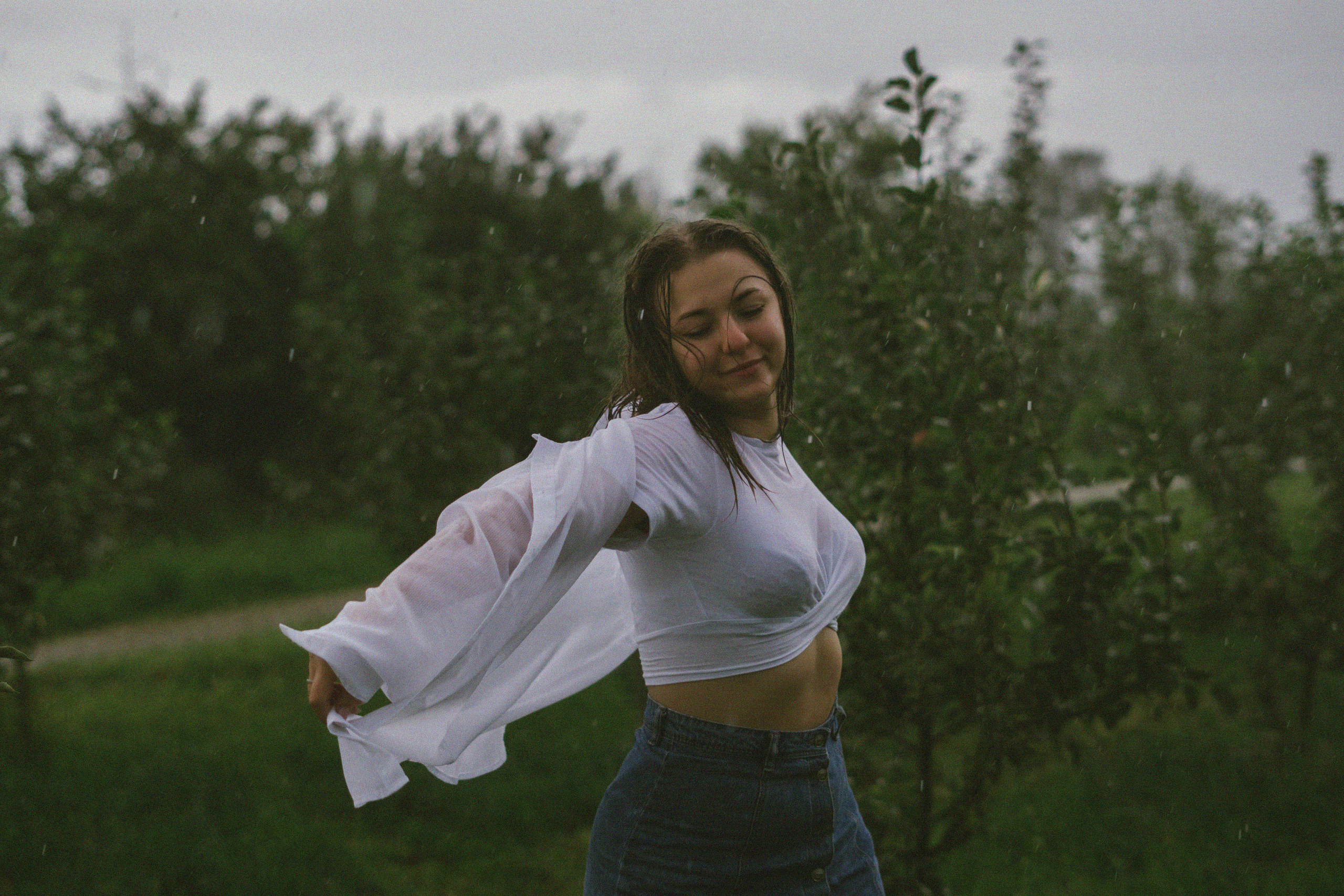 Прогулка под дождем с Алиной. Фотограф в Липецке и Москве Рыкова Юлия