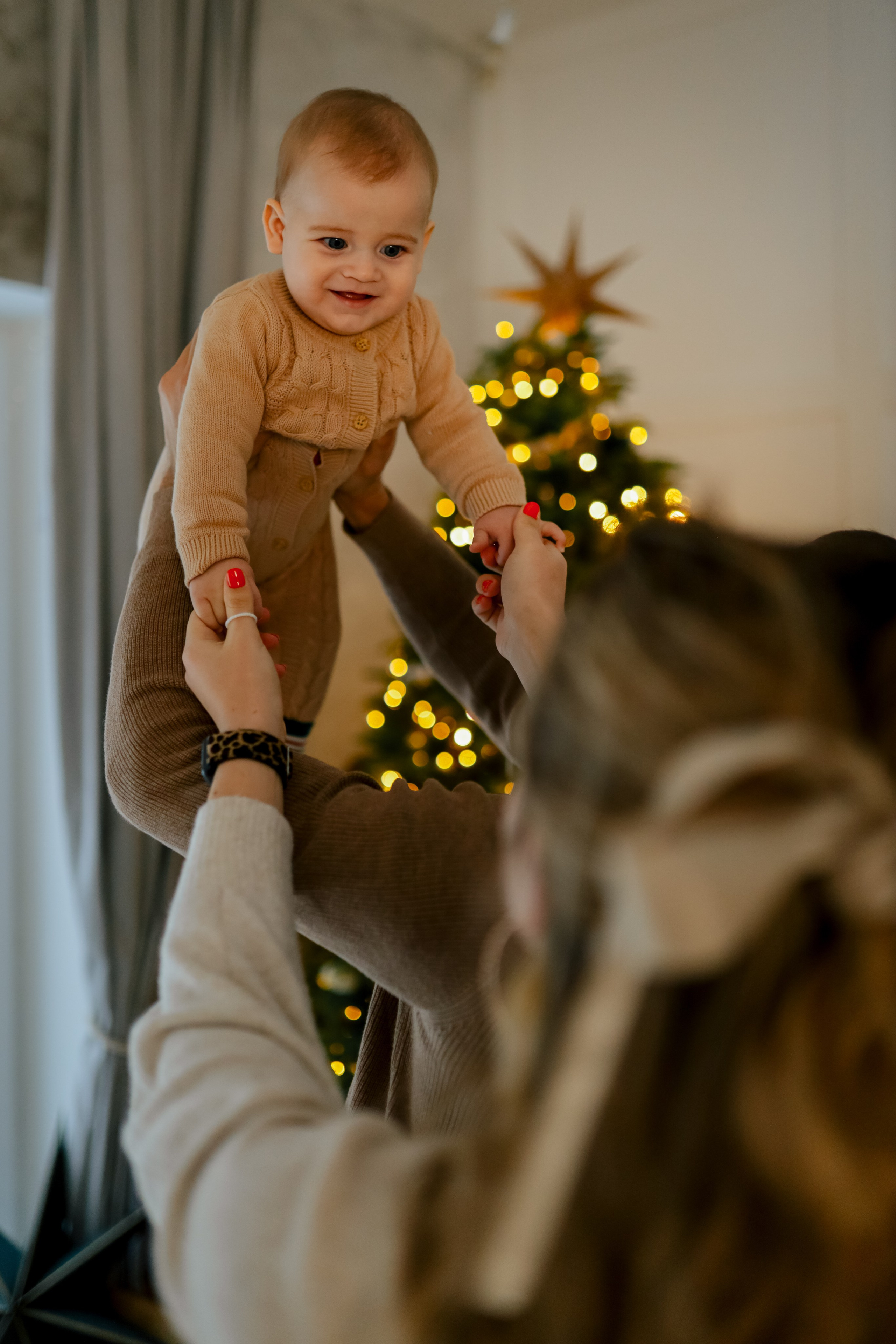 Теплое семейное новогоднее. Свадебный и семейный фотограф в Варшаве