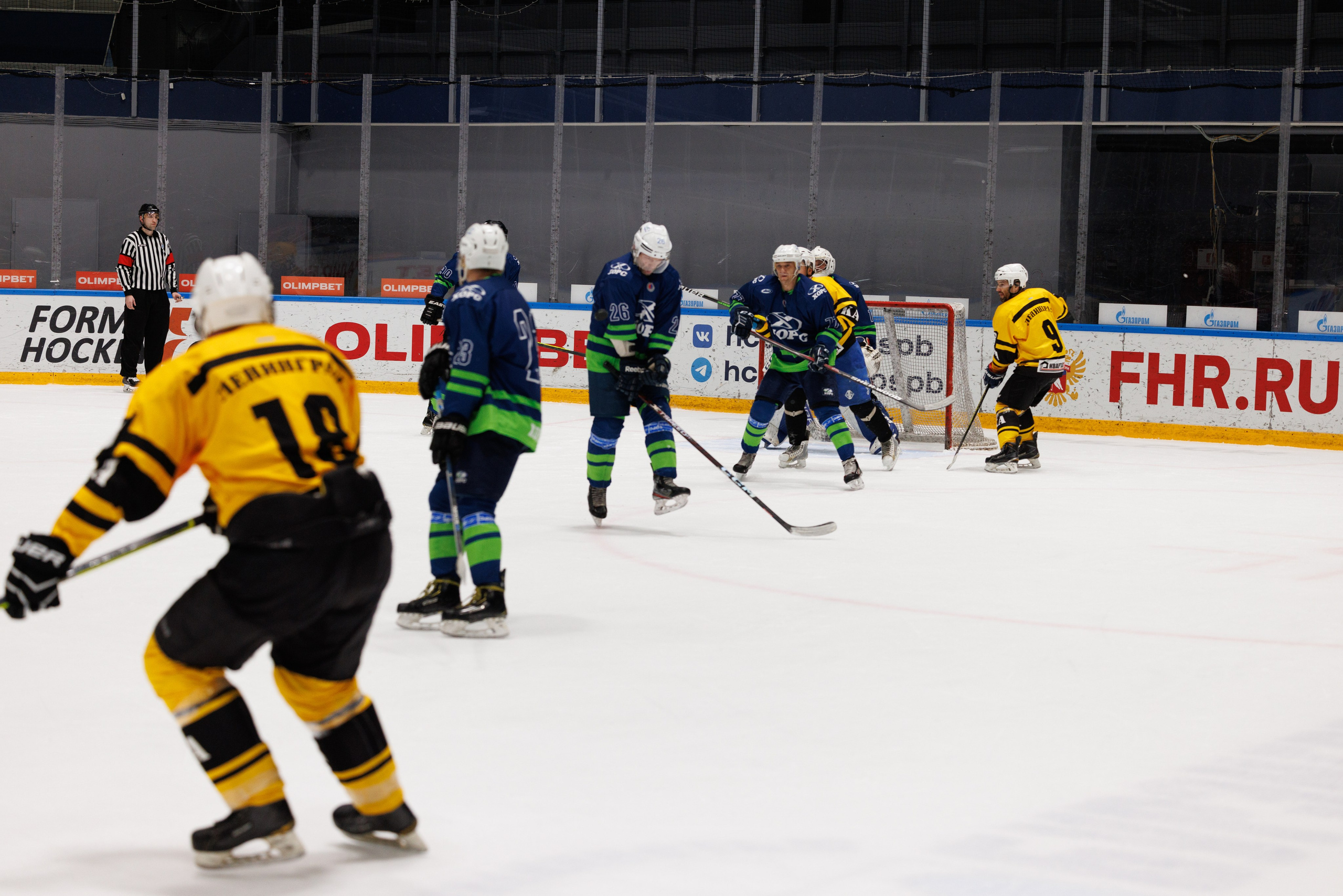 НХЛ (40+) Ижорец — Хорс 3-3. Фотограф Александр Заломаев