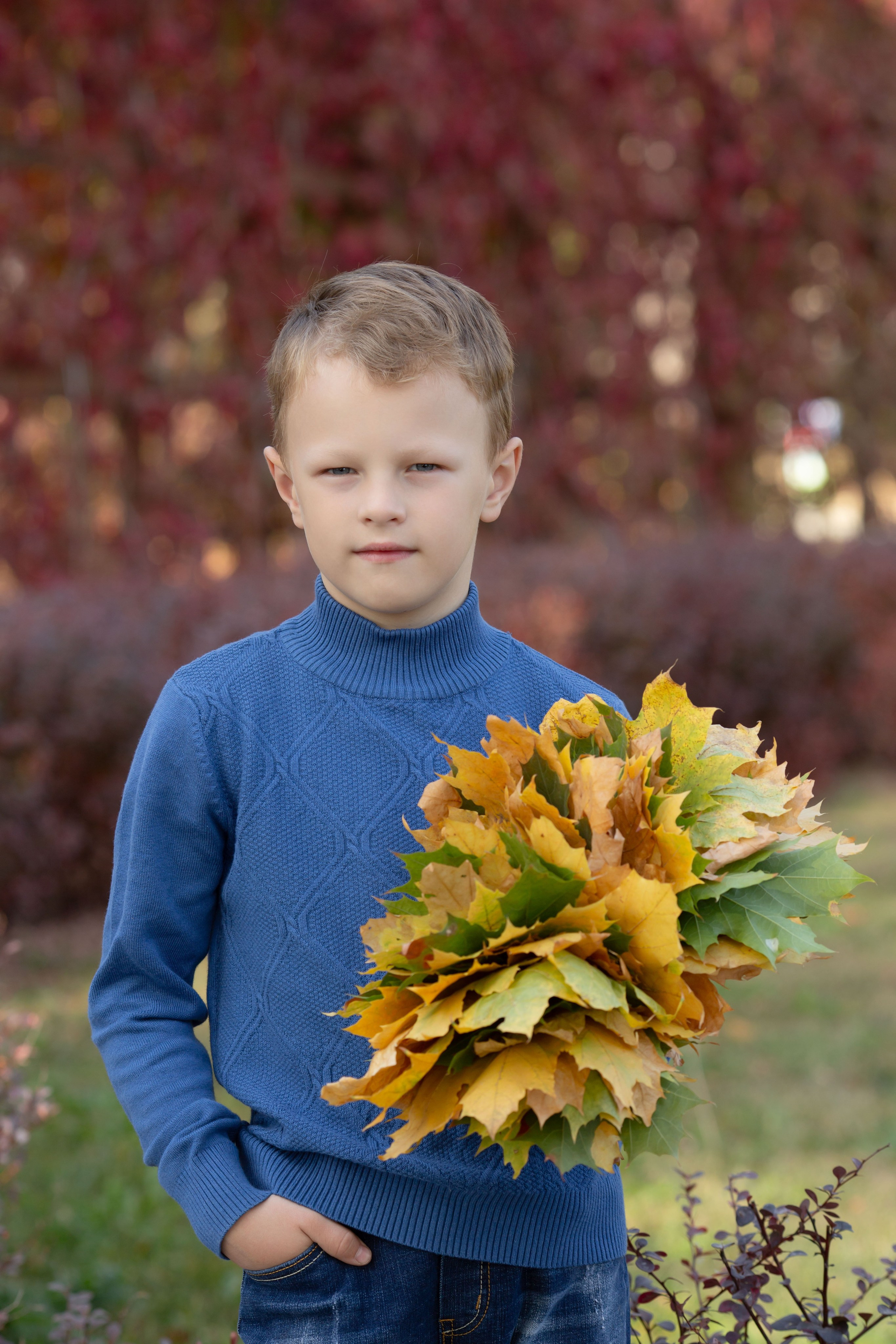 Осенняя младшие классы. Семейный и детский фотограф Анна Петракова