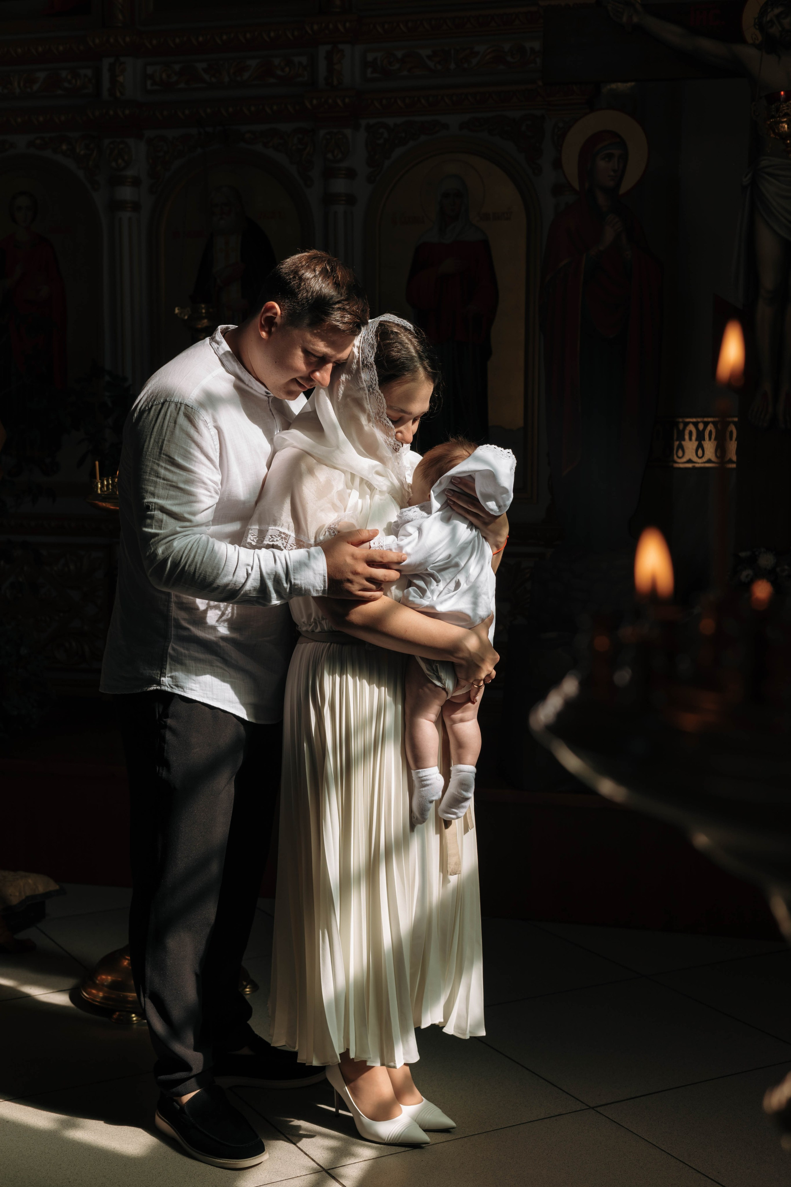 Таинство Крещения Савелия. Фотограф Сальск Катерина