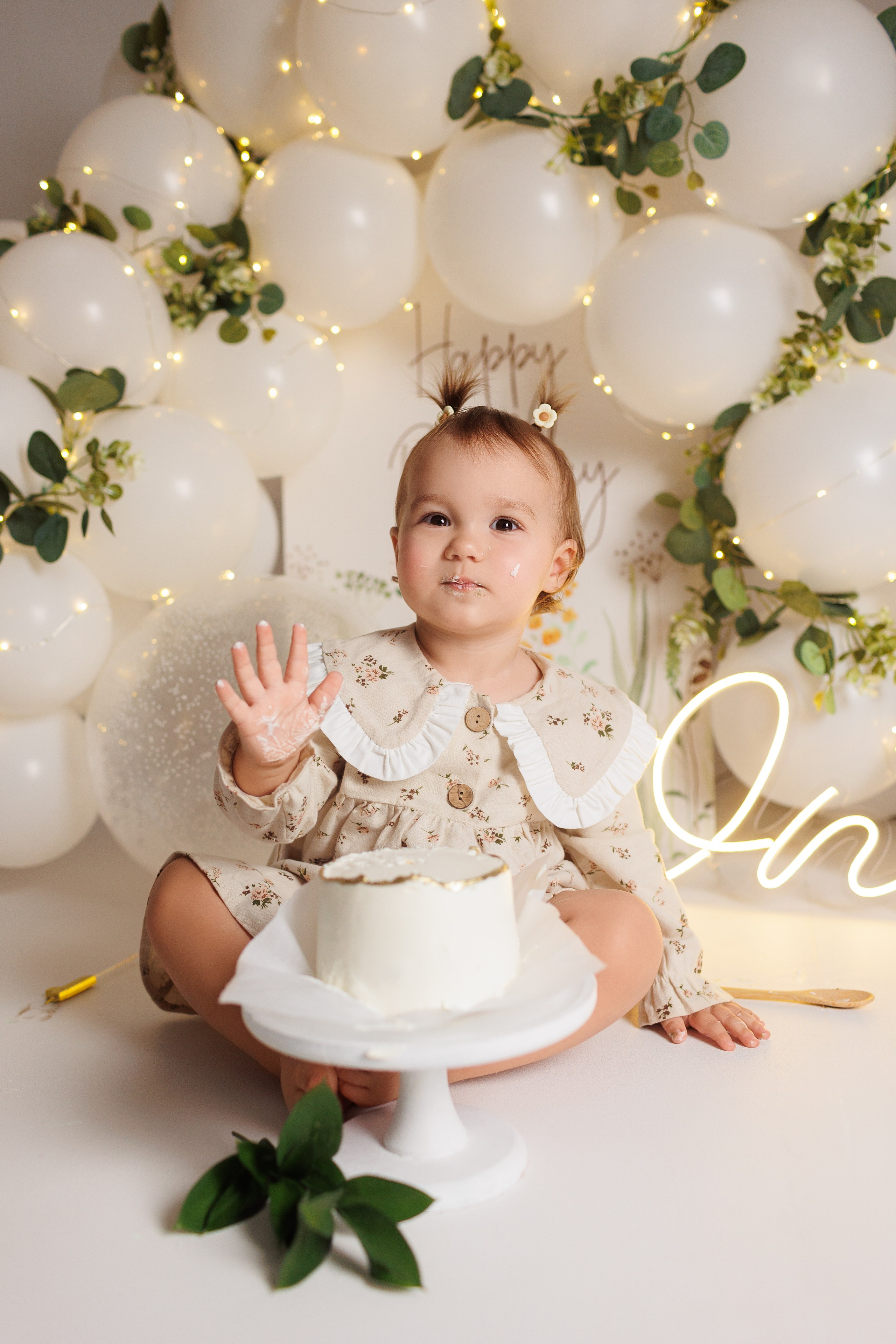 Фотосъёмка первого годика. Фотограф Беременности и Новорождённых в Кемерово