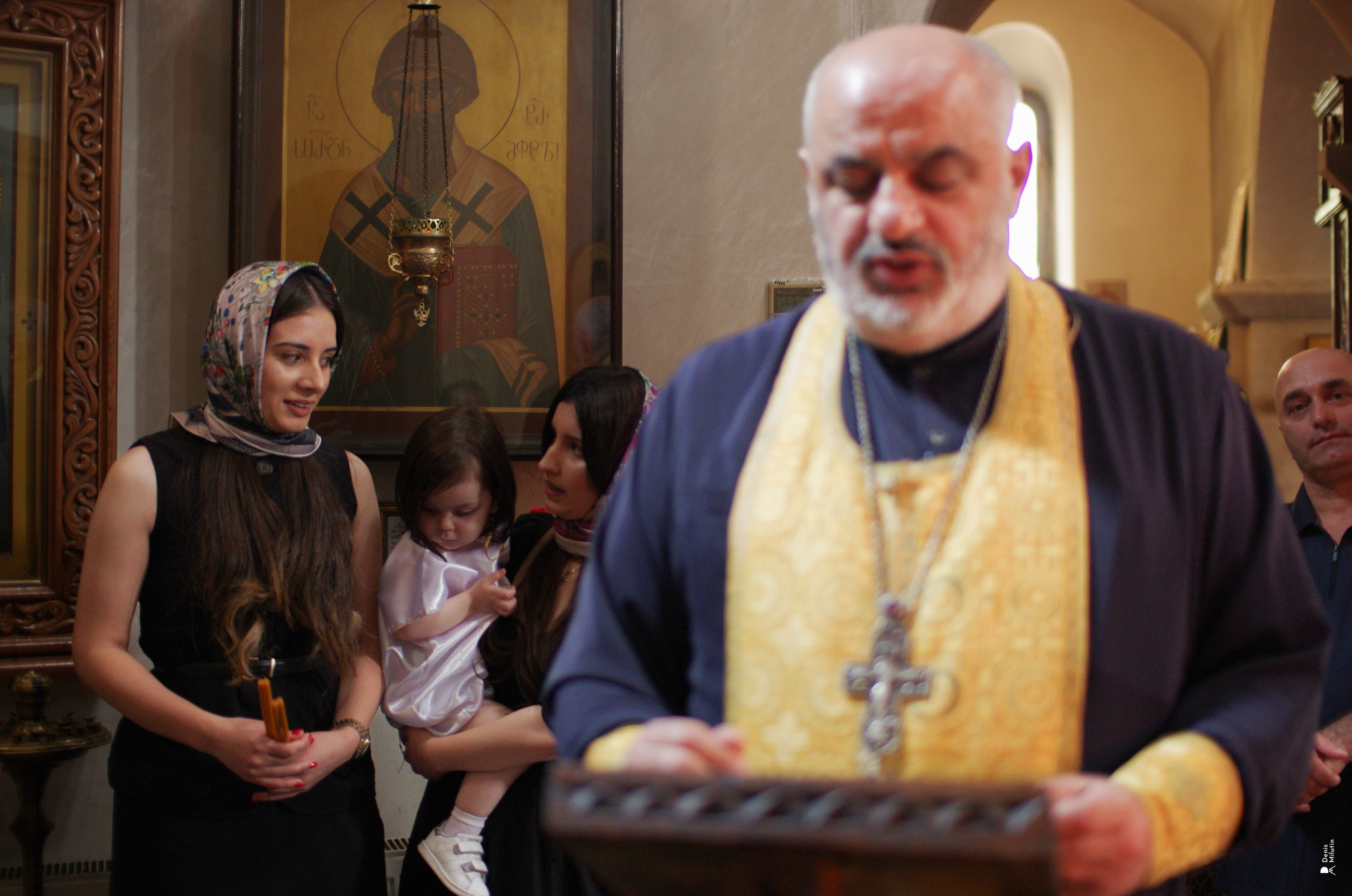 Крещение Сенаки. Портретный фотограф Денис Милютин