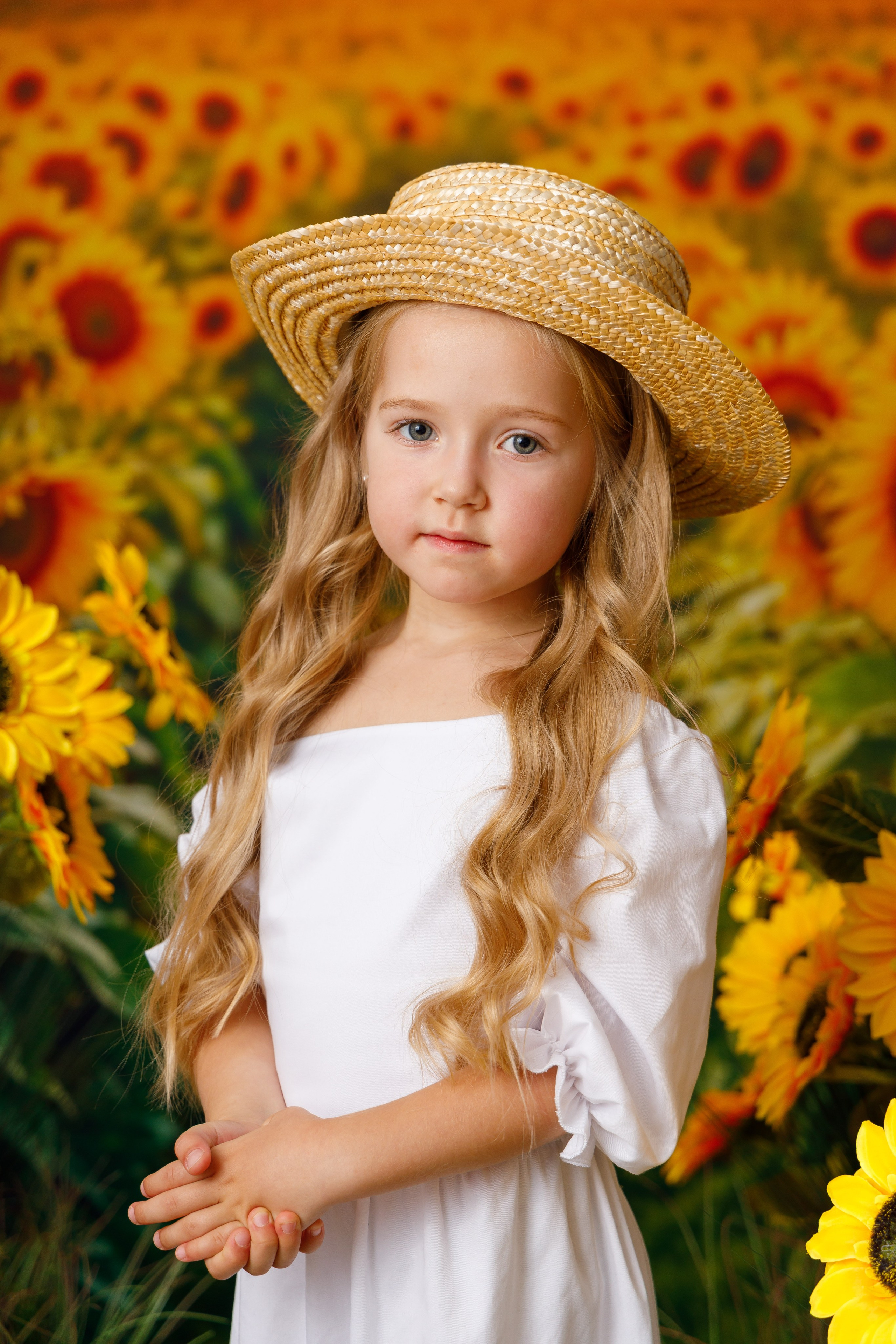 Подсолнухи. Детская фотостудия Москва