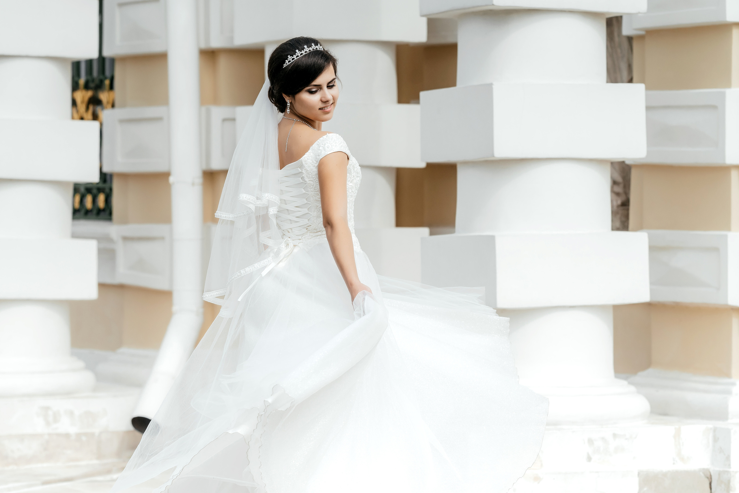 Свадебная фотопрогулка в Усадьбе Кусково. Свадебный и семейный фотограф Виктория Носачёва. Щелково, Москва и МО