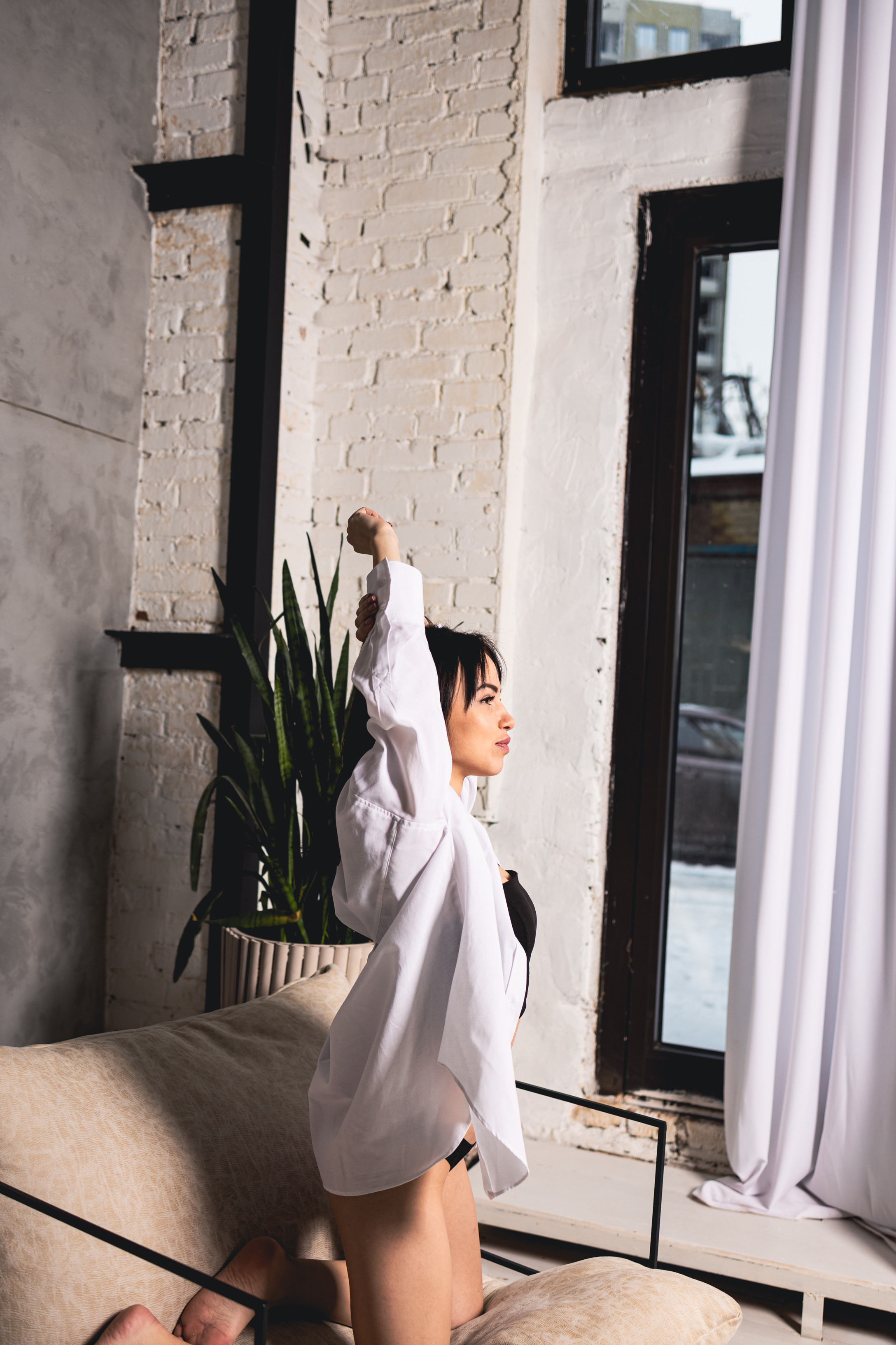 Женственная фотосессия в студии. Репортажный и студийный фотограф в Москве — Софи