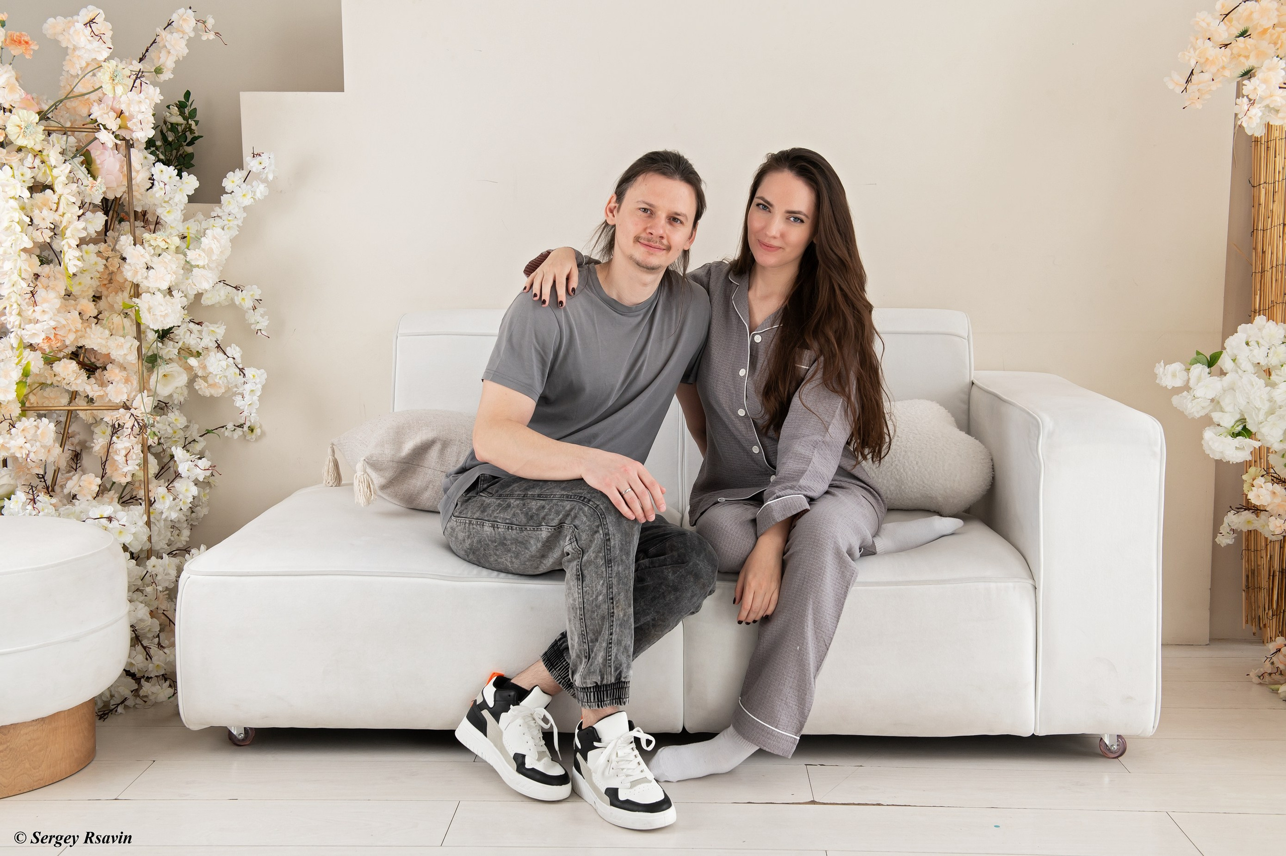 Семейная съемка в студии. Фотограф в Москве Сергей Рсавин