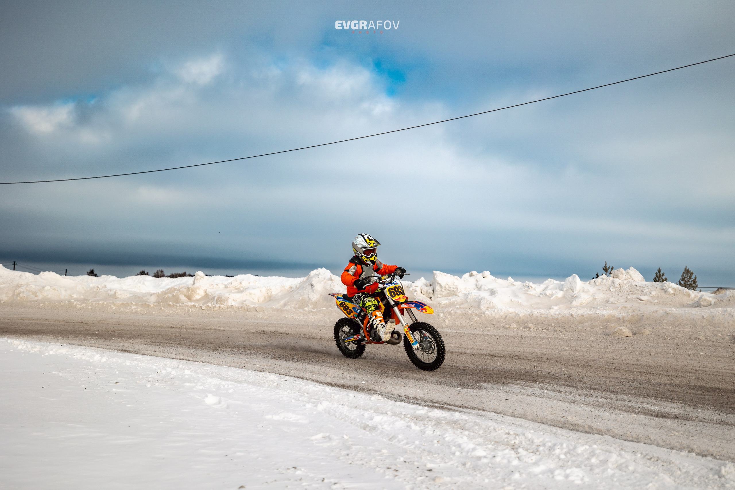 Открытый кубок Республики Татарстан по мотокроссу 3 этап. 4 февраля 2024 г. Фотограф Евграфов Александр