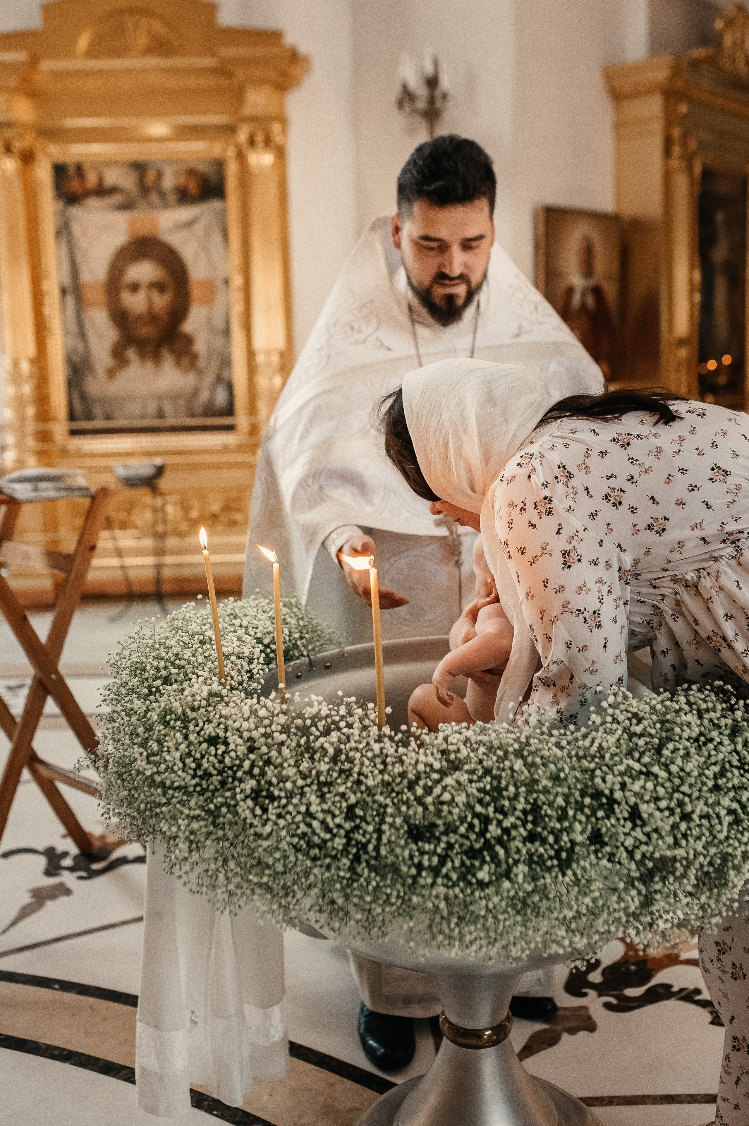 Крестины Ирины //// Храм святых апостолов Петра и Павла. Семейный и детский фотограф в Туле