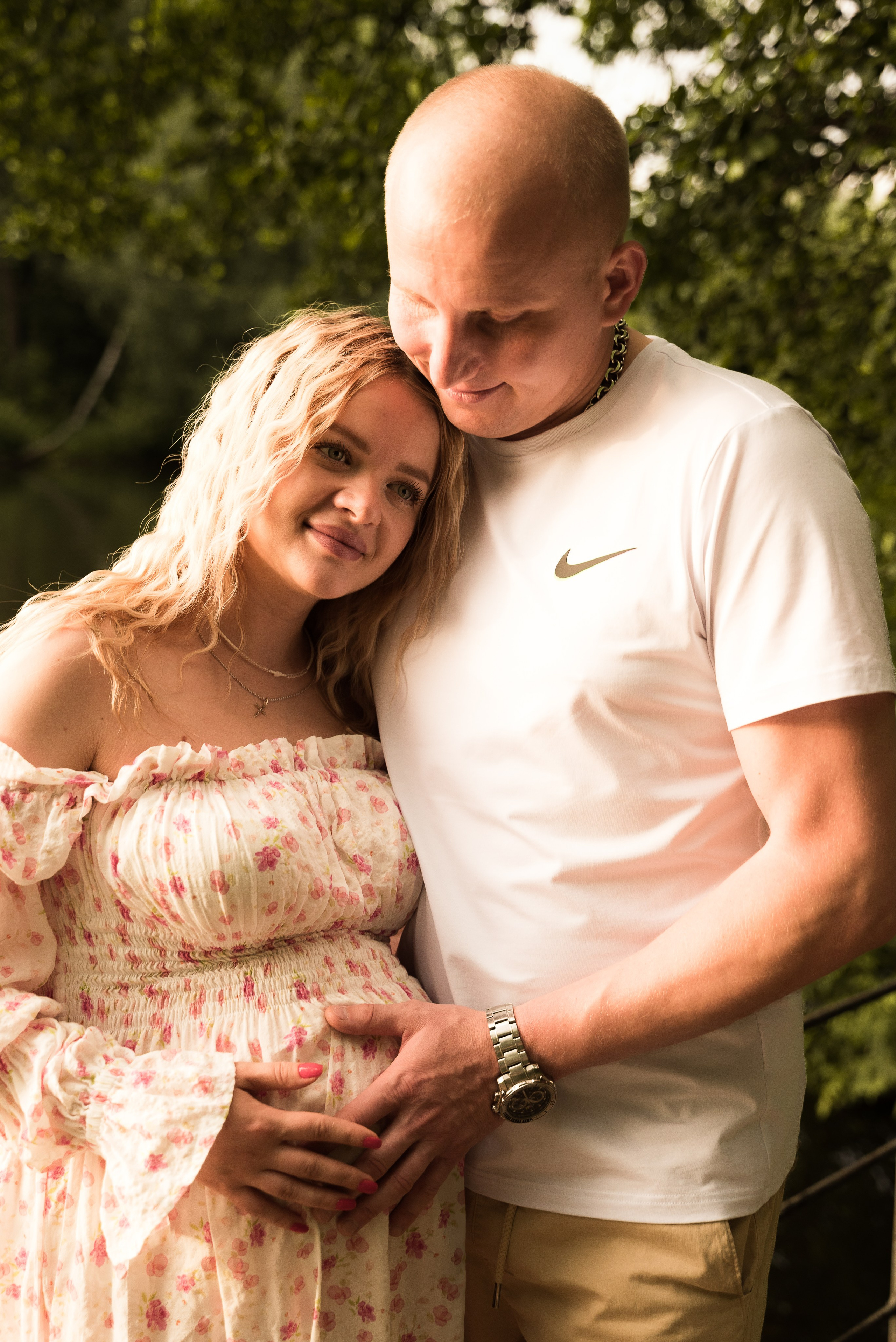 БЕРЕМЕННОСТЬ Наталья с семьей. Фотограф Ксения Огородова портфолио