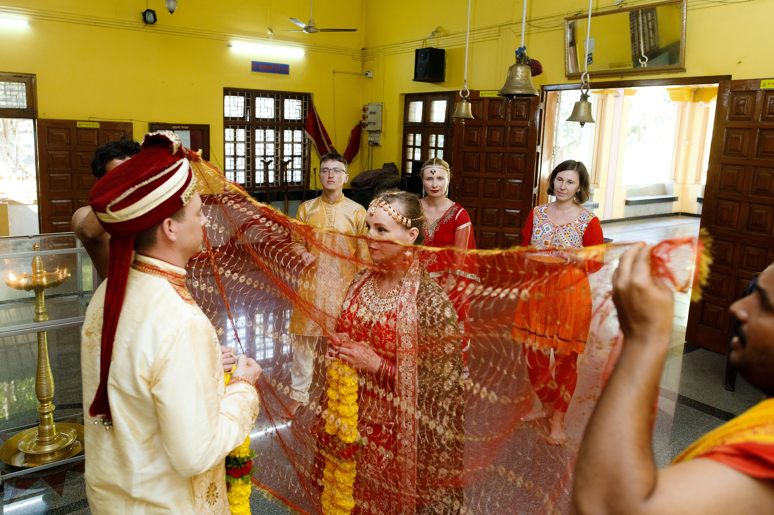 Церемония в индийском храме