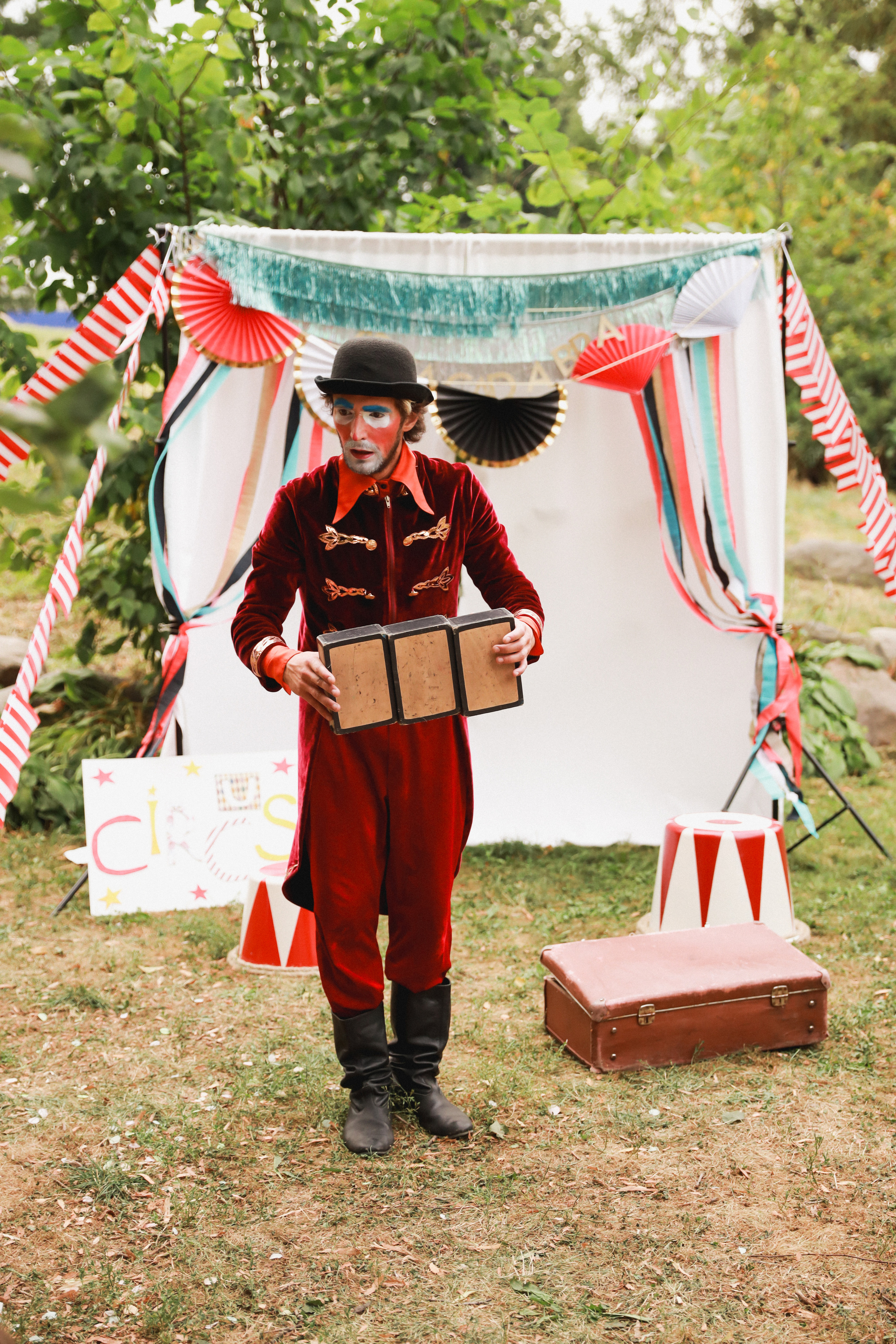 Праздник в стиле старинный цирк. Детский и семейный фотограф Москва Виктория Самоховец