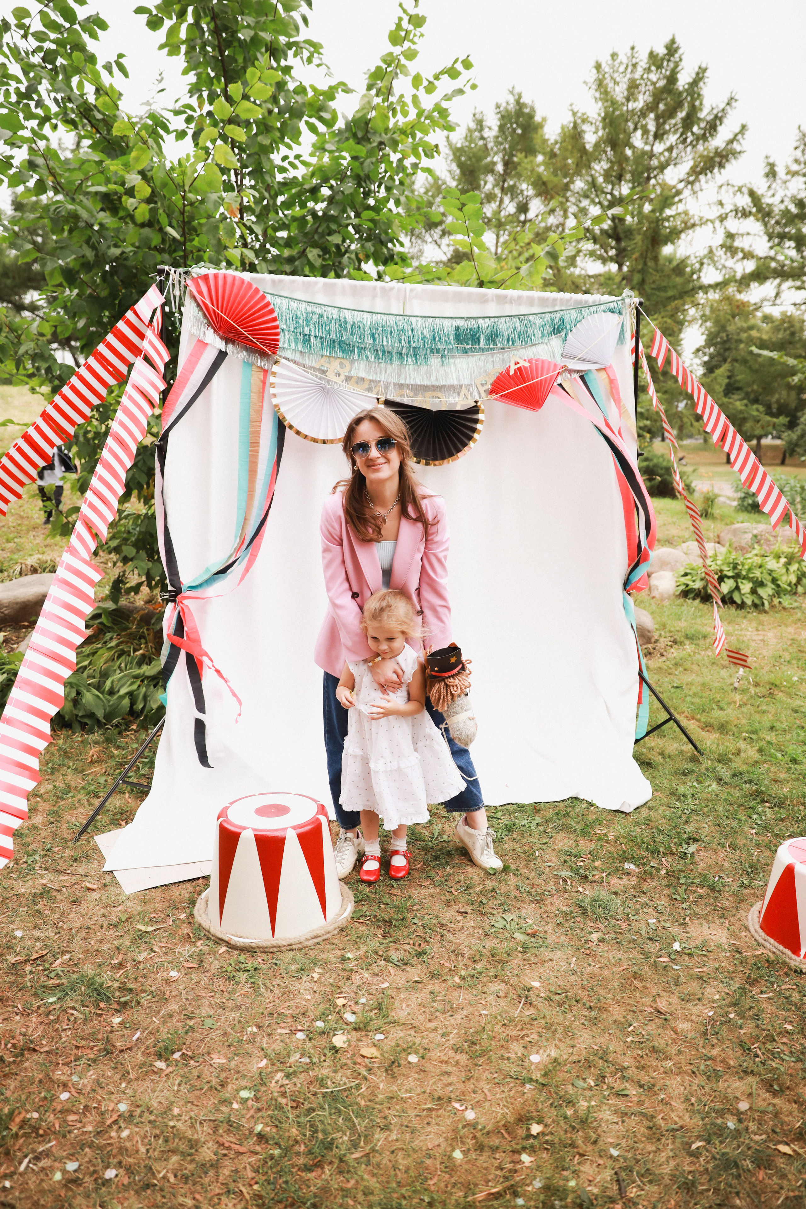 Праздник в стиле старинный цирк. Детский и семейный фотограф Москва Виктория Самоховец