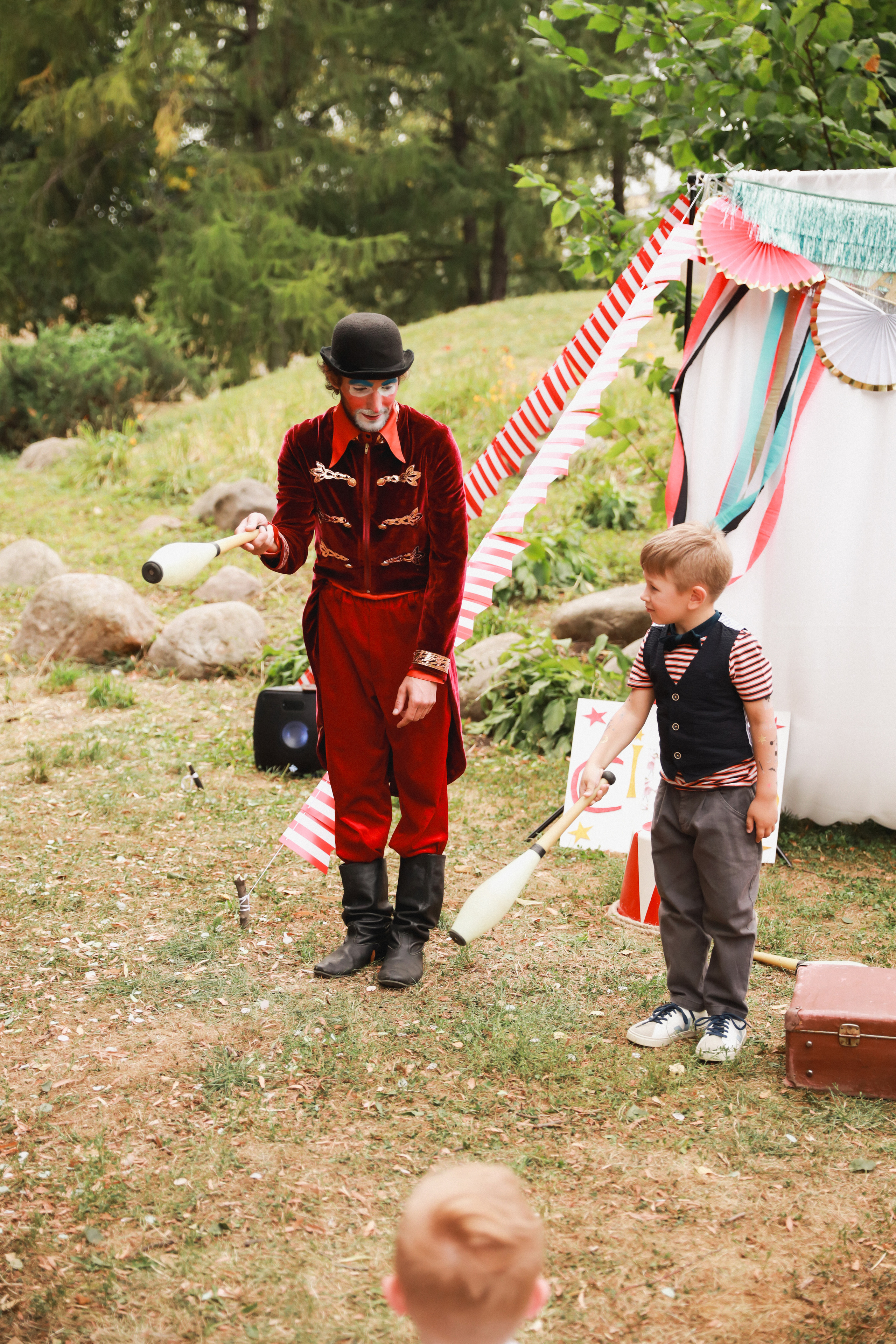 Праздник в стиле старинный цирк. Детский и семейный фотограф Москва Виктория Самоховец