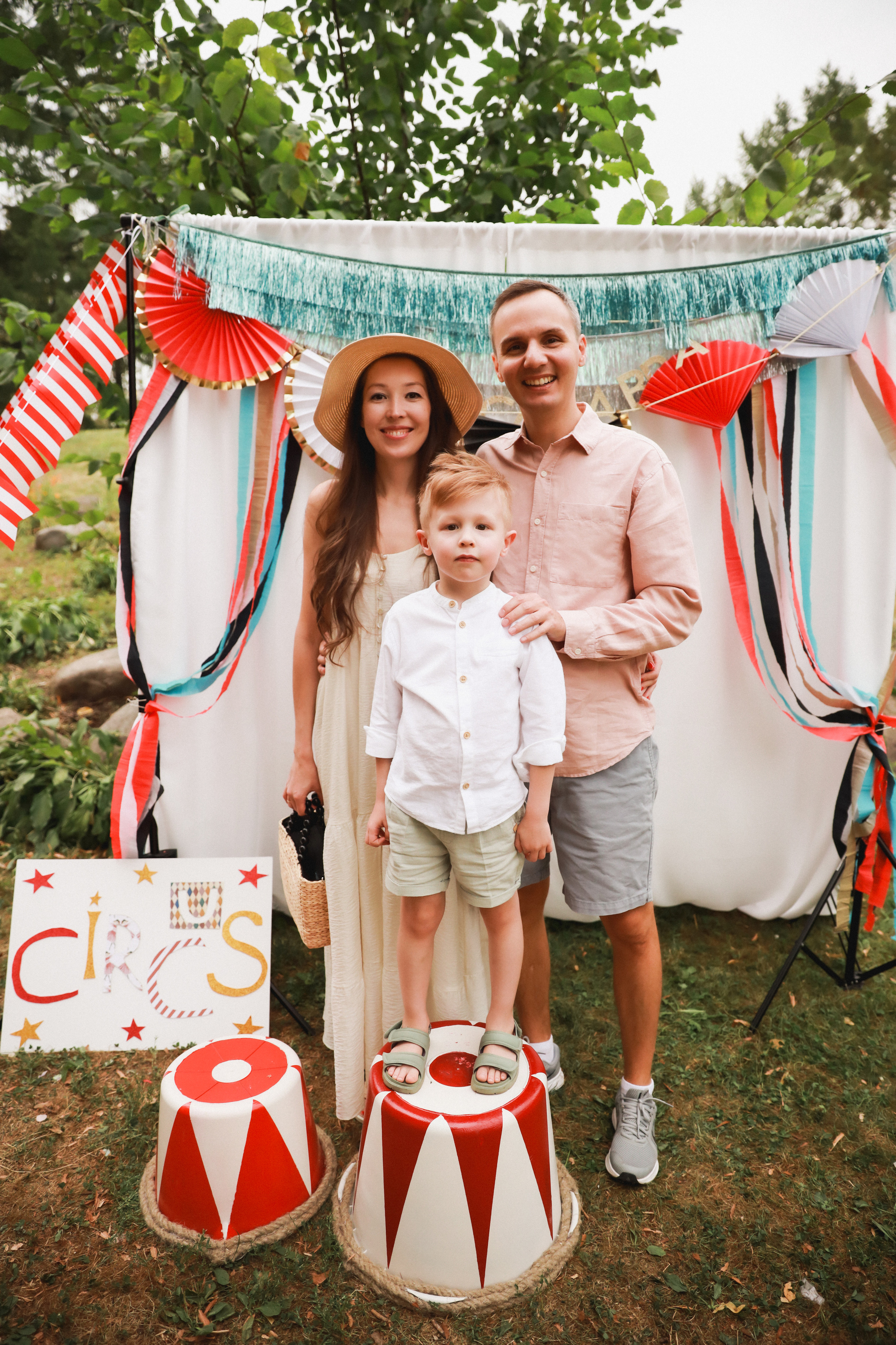 Праздник в стиле старинный цирк. Детский и семейный фотограф Москва Виктория Самоховец