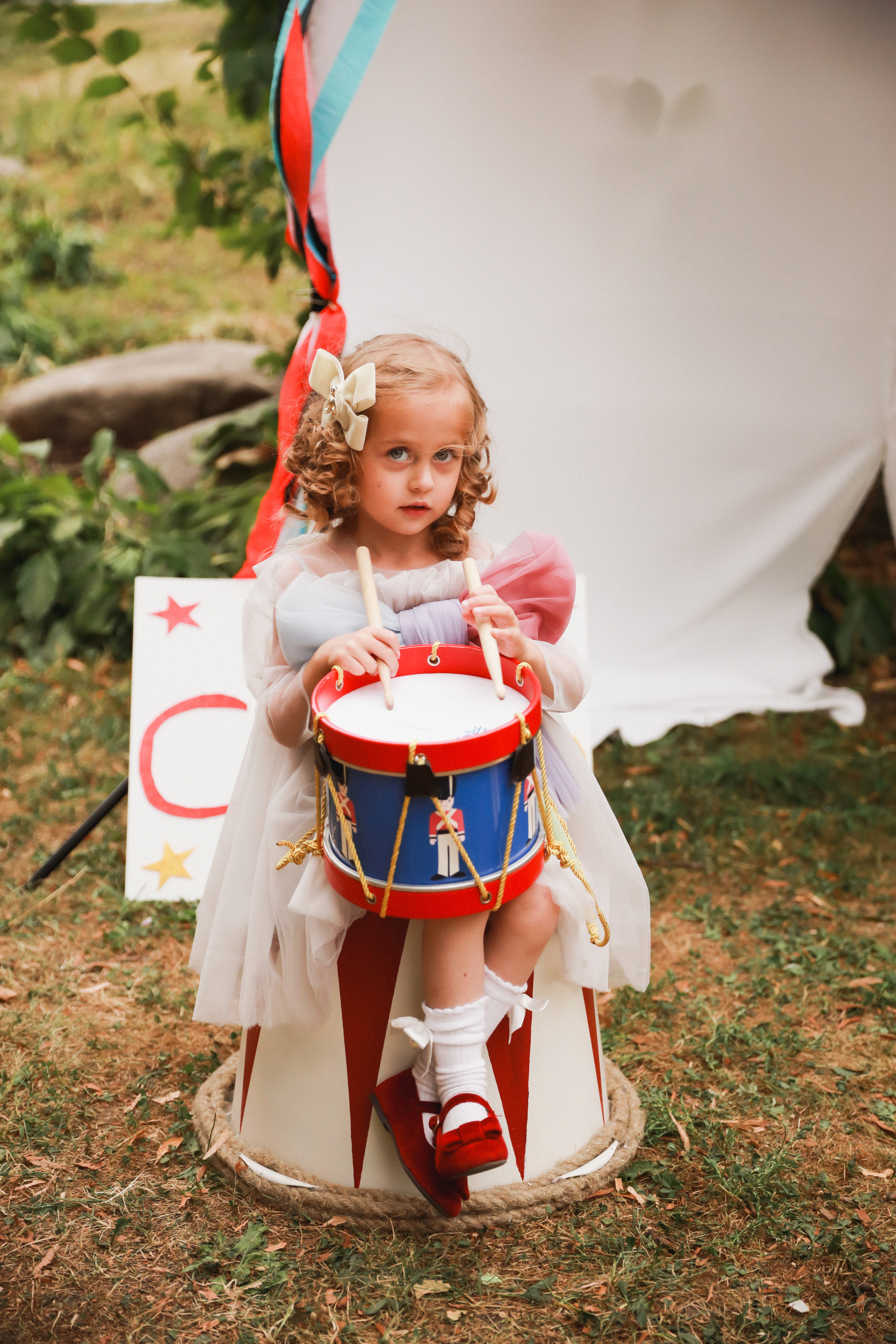 Праздник в стиле старинный цирк. Детский и семейный фотограф Москва Виктория Самоховец