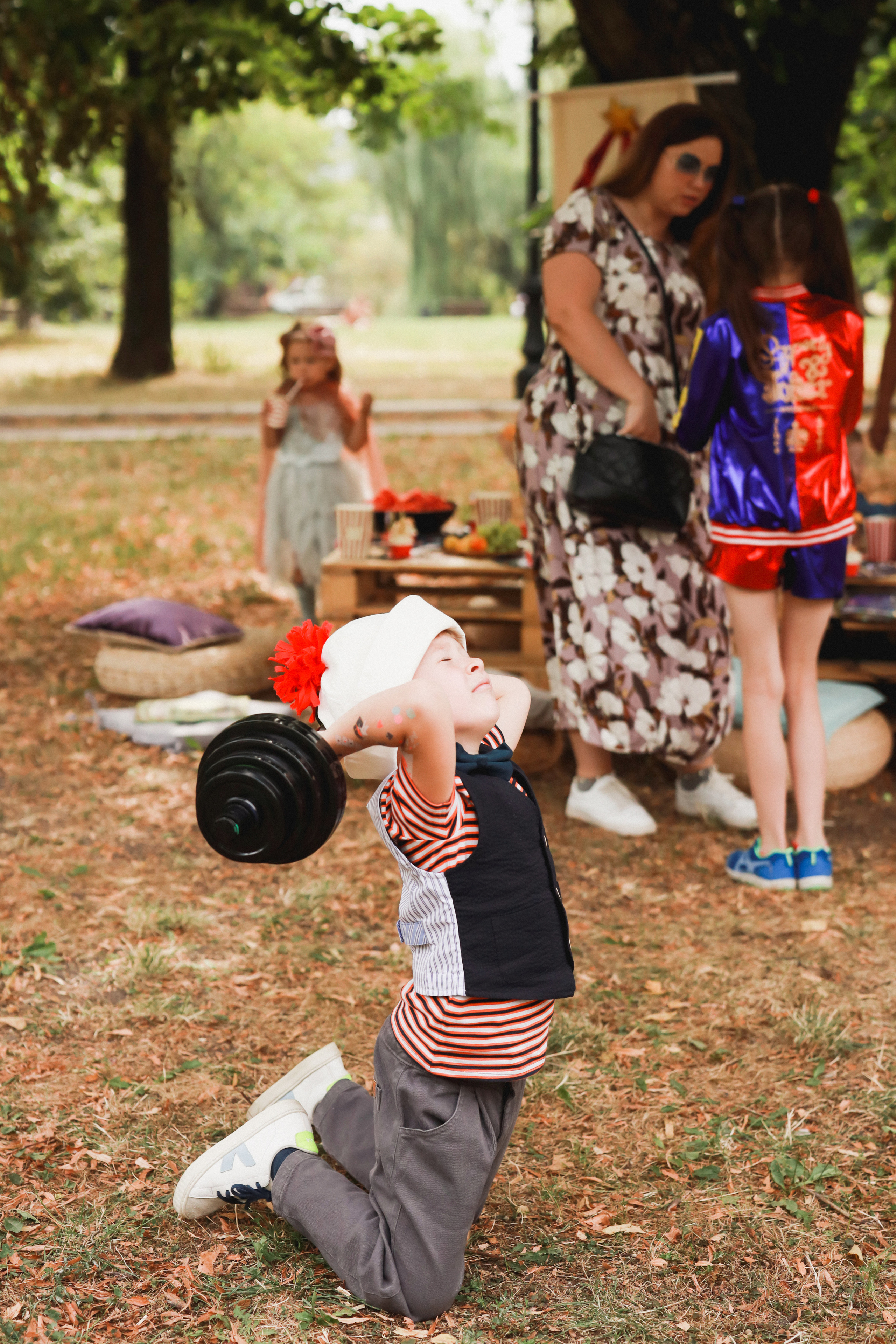 Праздник в стиле старинный цирк. Детский и семейный фотограф Москва Виктория Самоховец