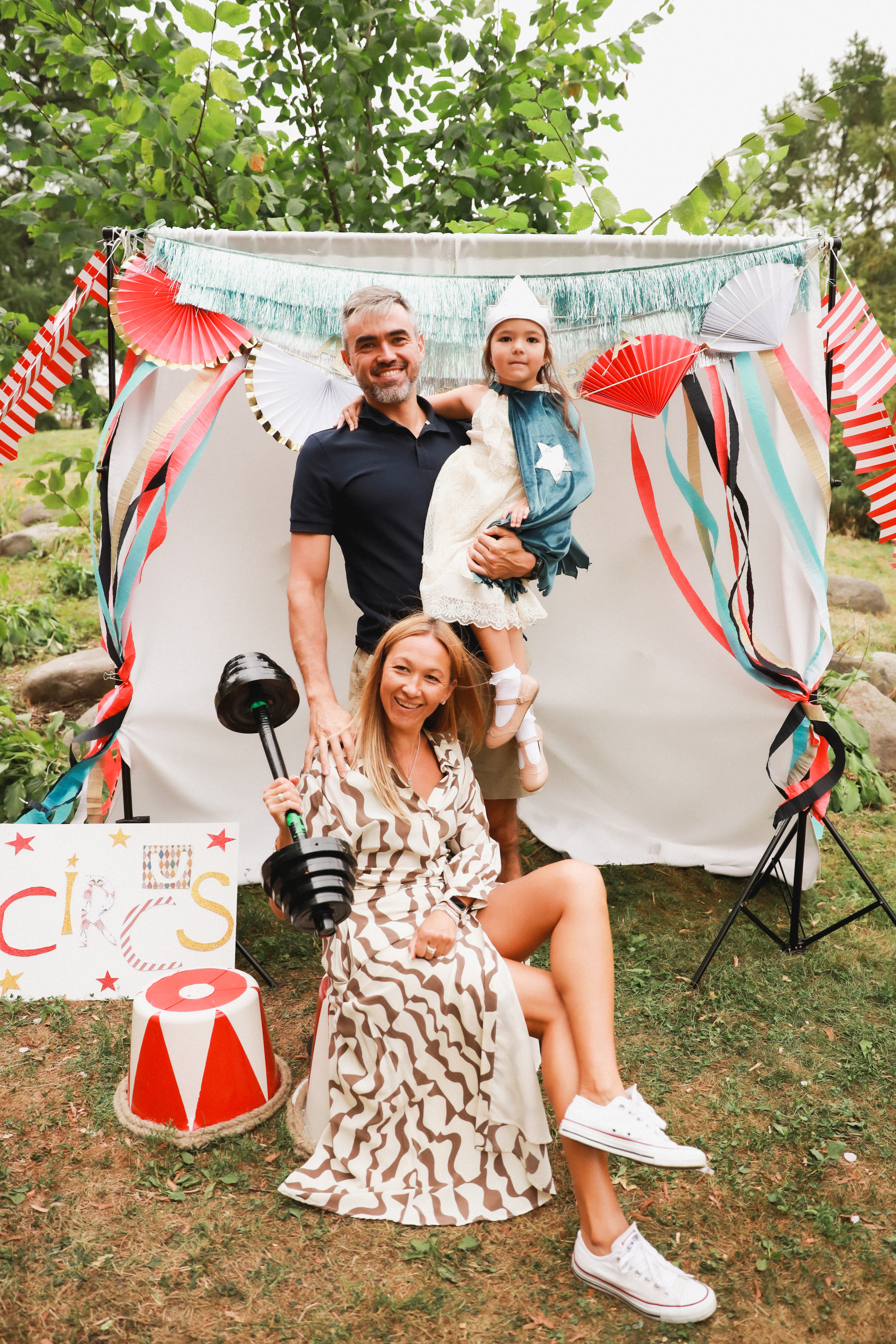 Праздник в стиле старинный цирк. Детский и семейный фотограф Москва Виктория Самоховец