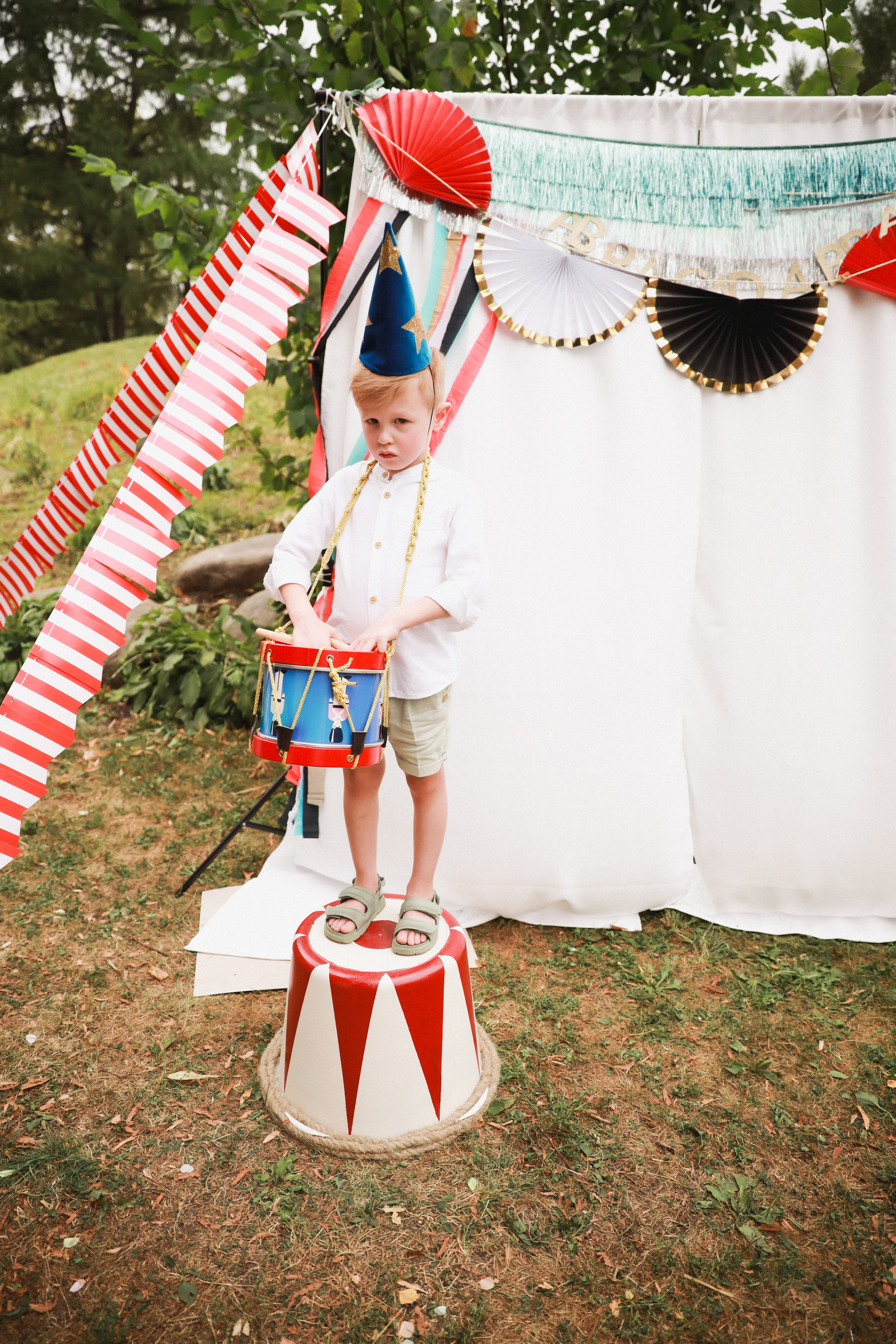 Праздник в стиле старинный цирк. Детский и семейный фотограф Москва Виктория Самоховец
