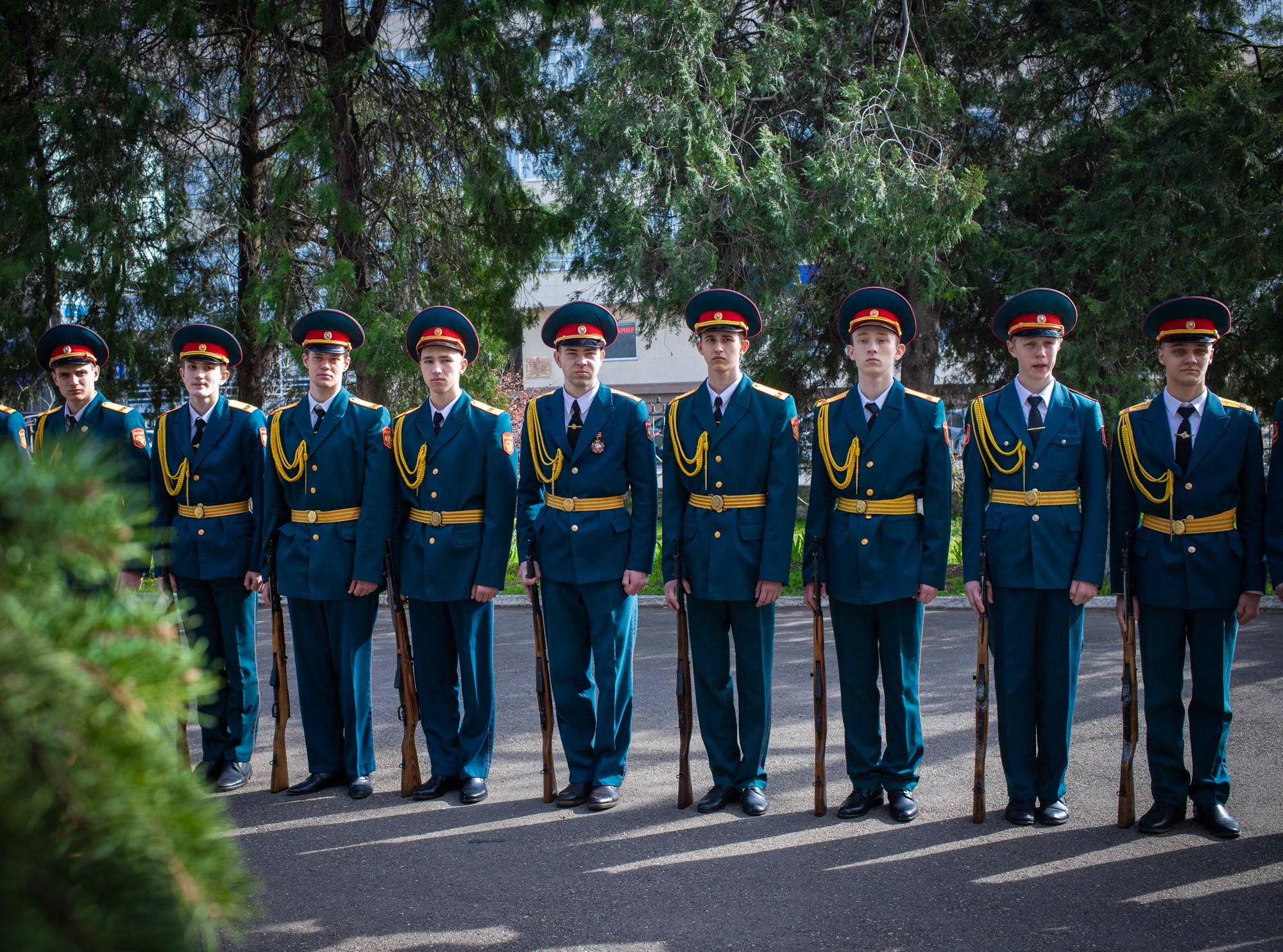 Репетиция Почётного Караула Краснодара. Репортажный, промышленный и маркетплейс-фотограф Дмитрий Чернат