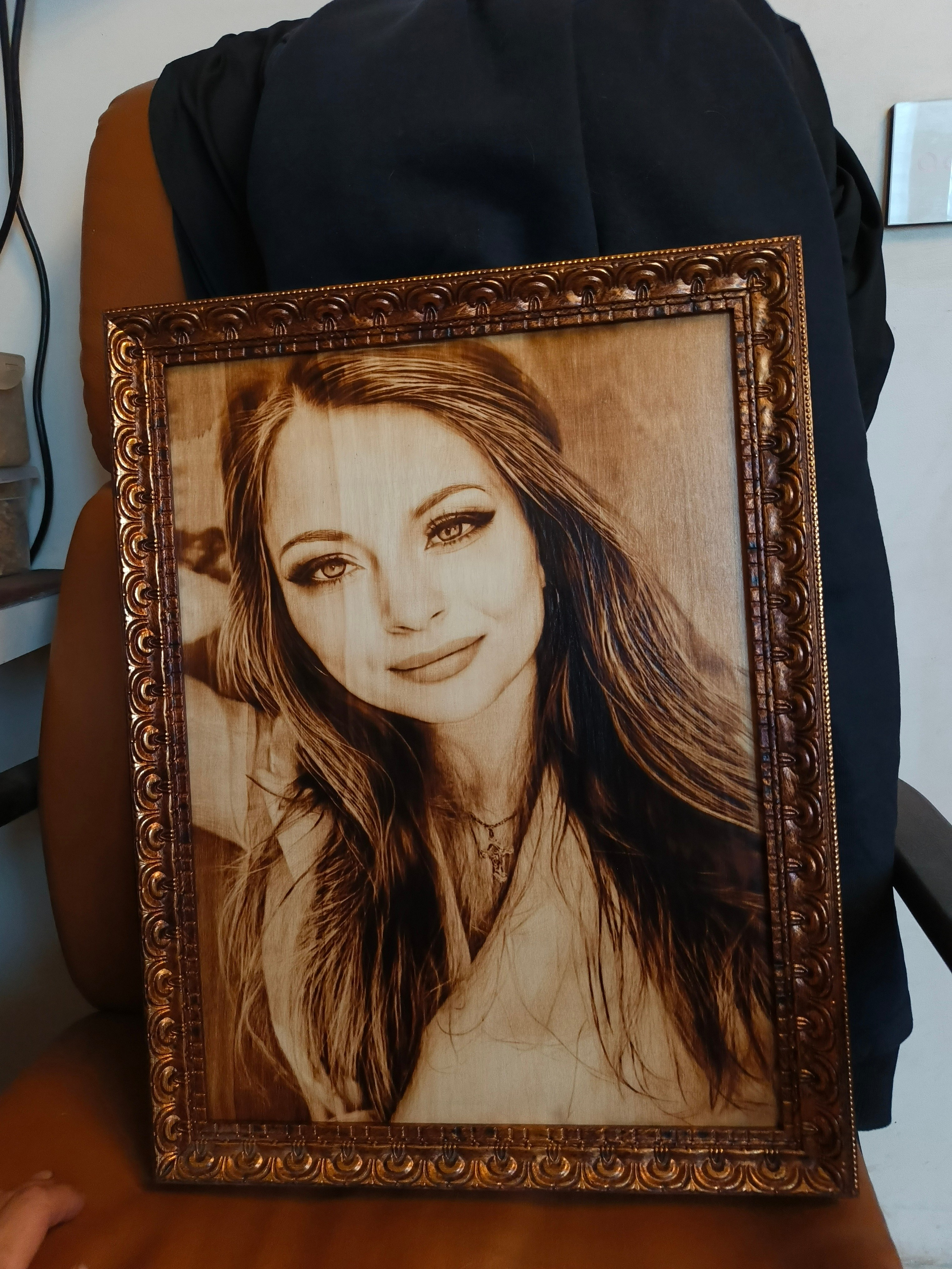 Портреты. Выжигания картин и портретов по фото