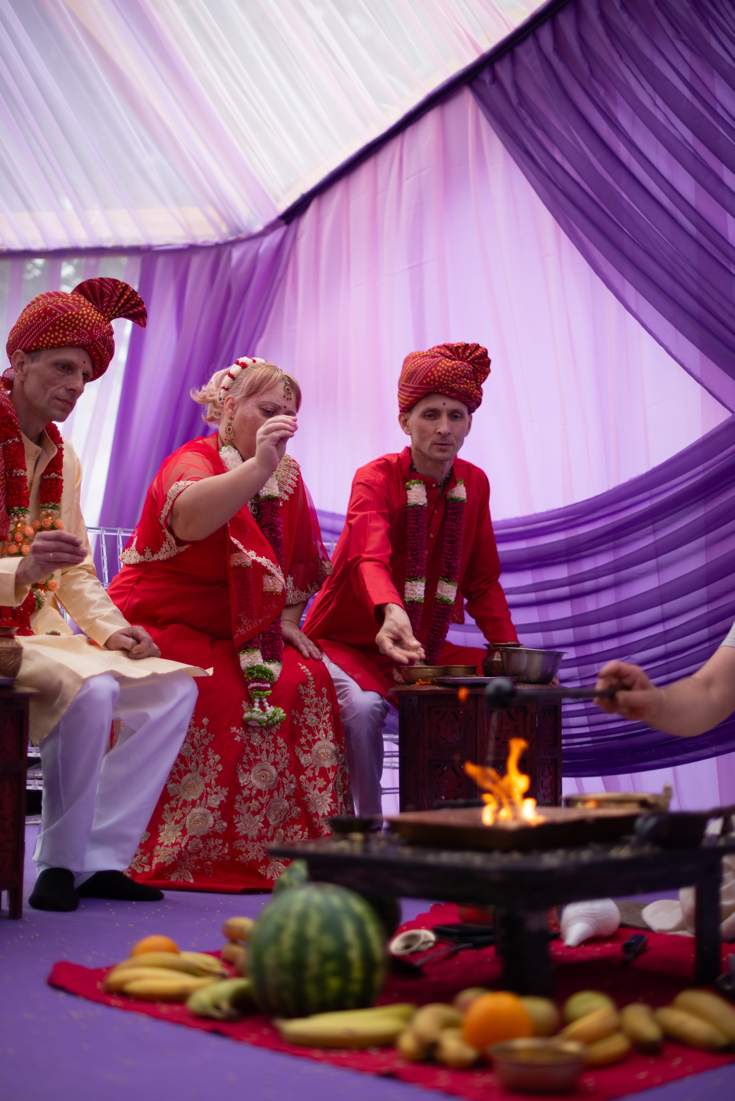 Свадьба в ведической традиции на фестивале День Индии 2025. Victoria Radjevna Репортажный Фотограф — Видеограф Москва • Санкт-Петербург