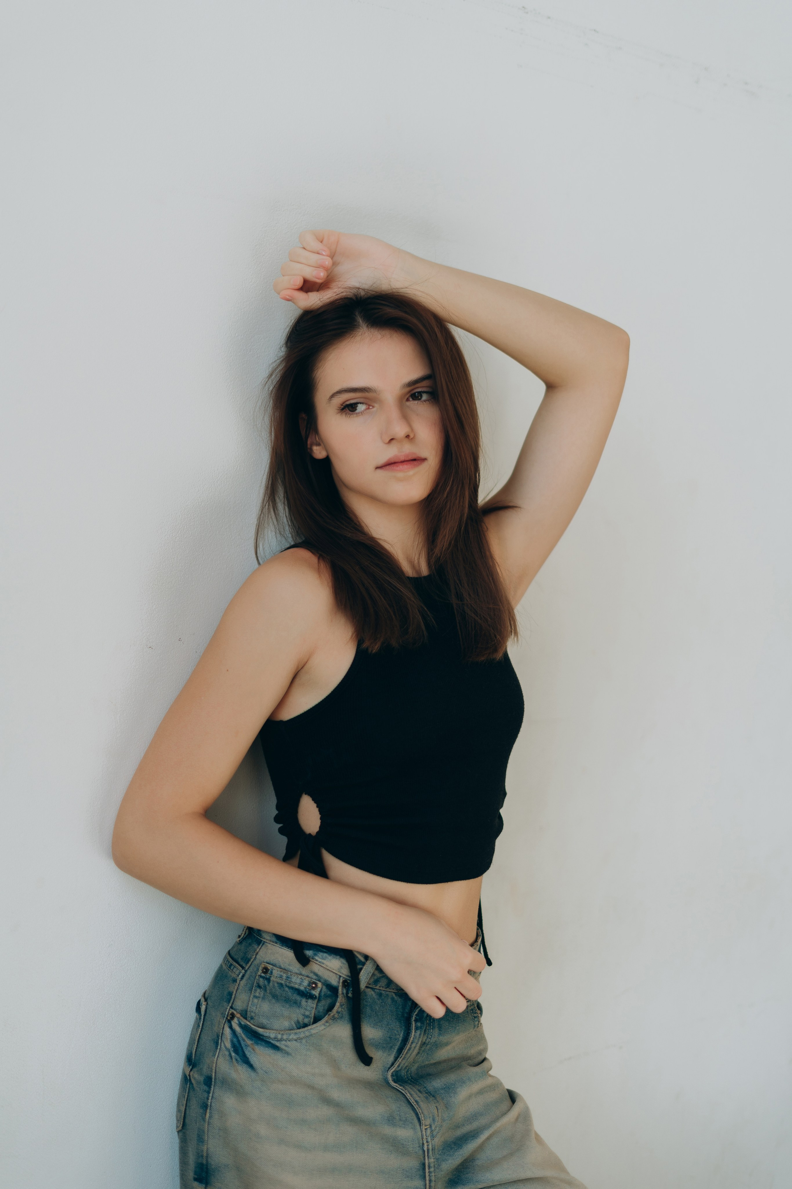 Настя. Модельные тесты. Фотограф Москва Виктория-Антуанетта