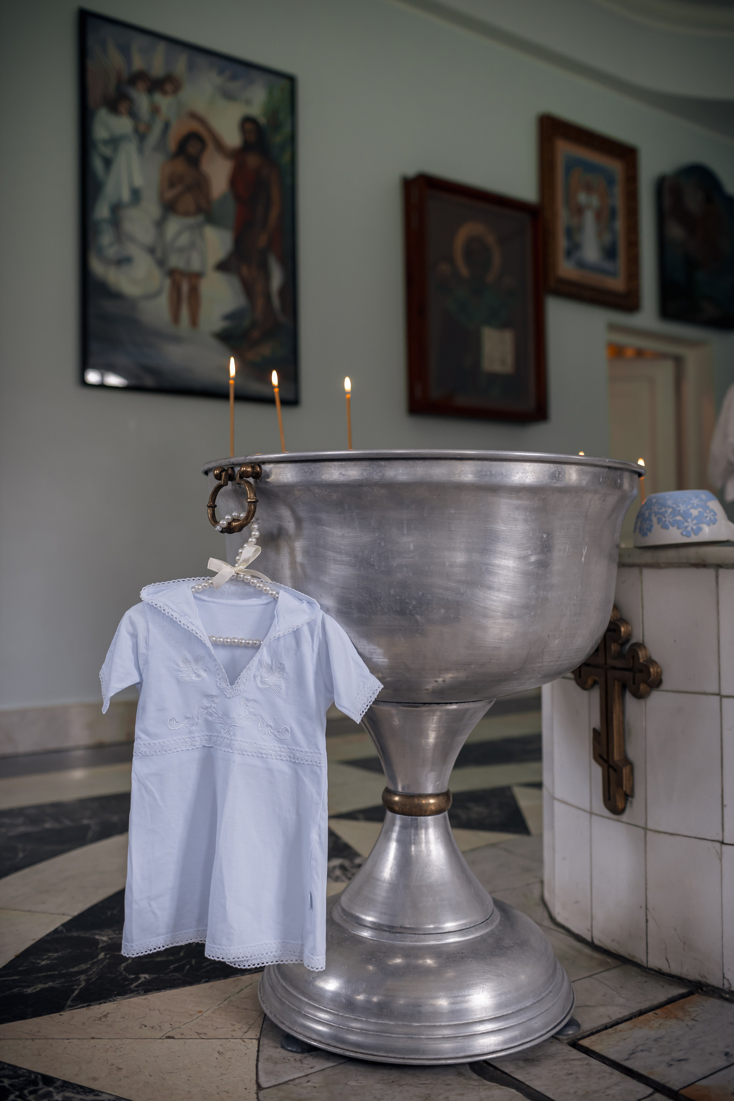 Крещение в Храме Влахернской иконы Божией Матери в Кузьминках. Профессиональный фотограф в Москве и Мо Мария Шантарёва