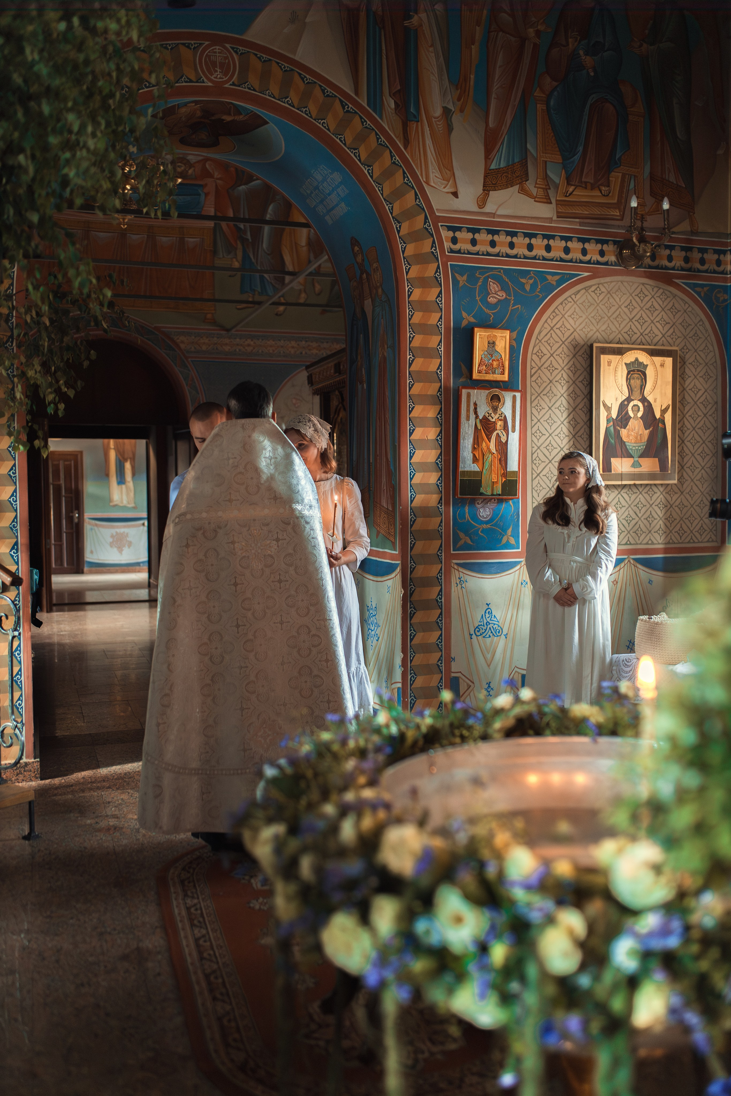 Крещение в Знаменской Церкви г. Переславль Залесский. Профессиональный фотограф в Москве и Мо Мария Шантарёва