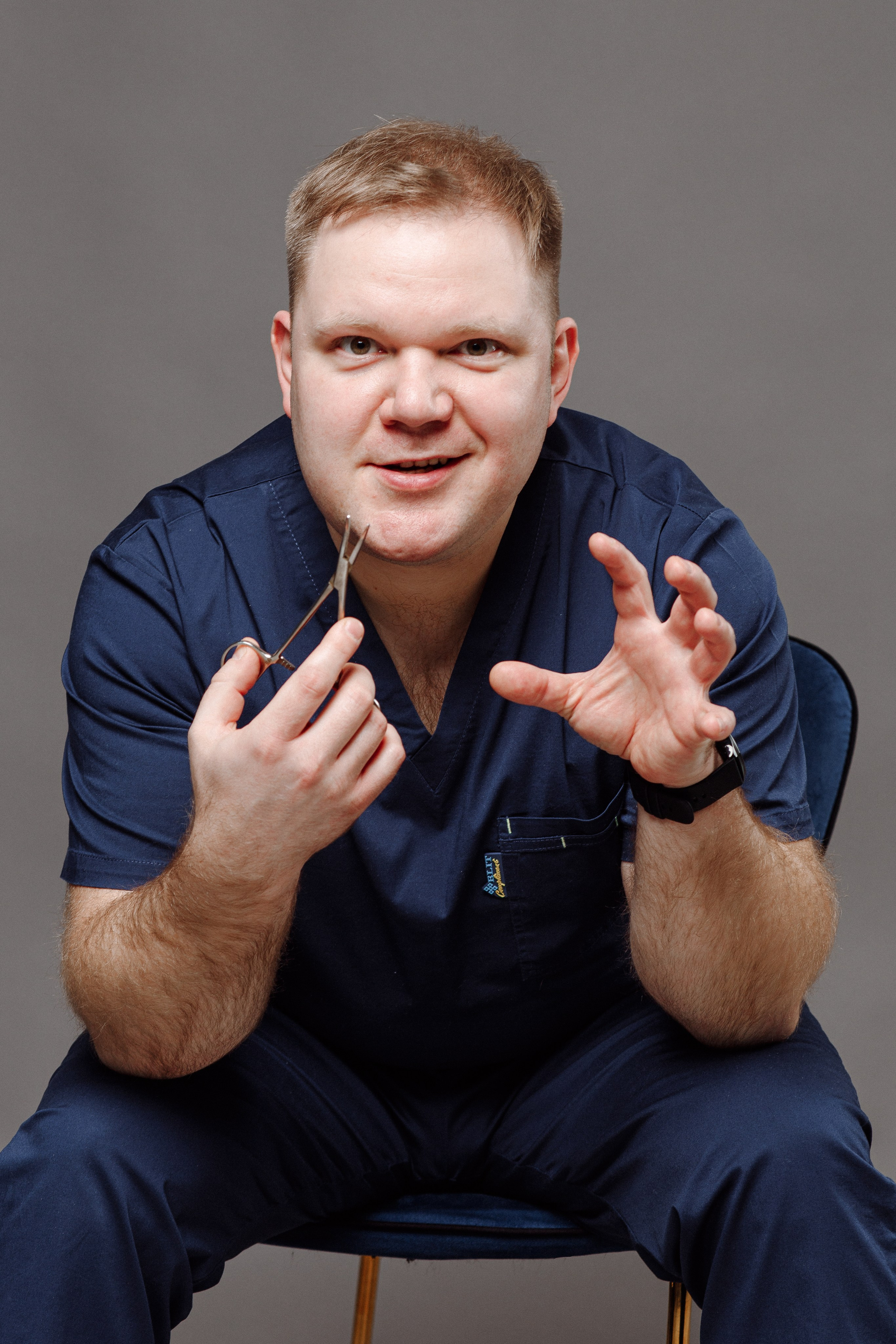 Съёмка врача в студии. Фотограф врача в Нижнем Новгороде и Нижегородской области.