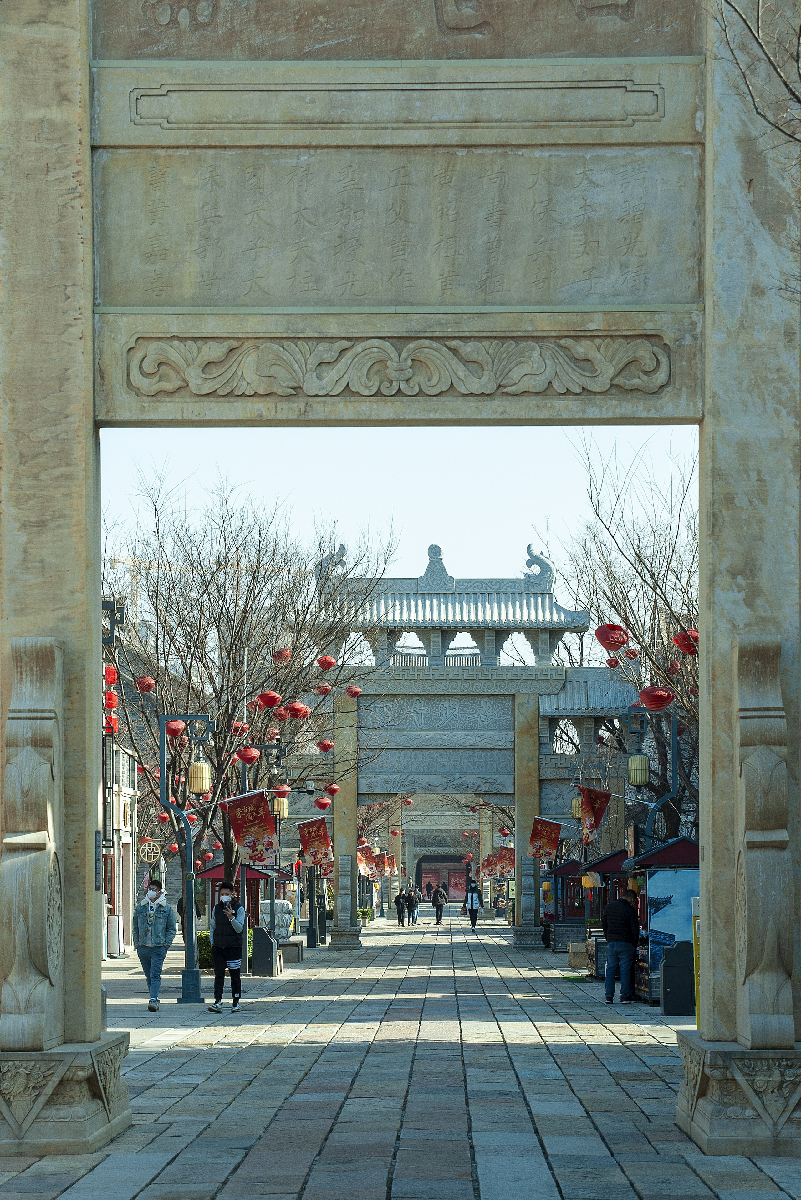 Циндао. Старый город. Был восстановление по сохранившимся документам.