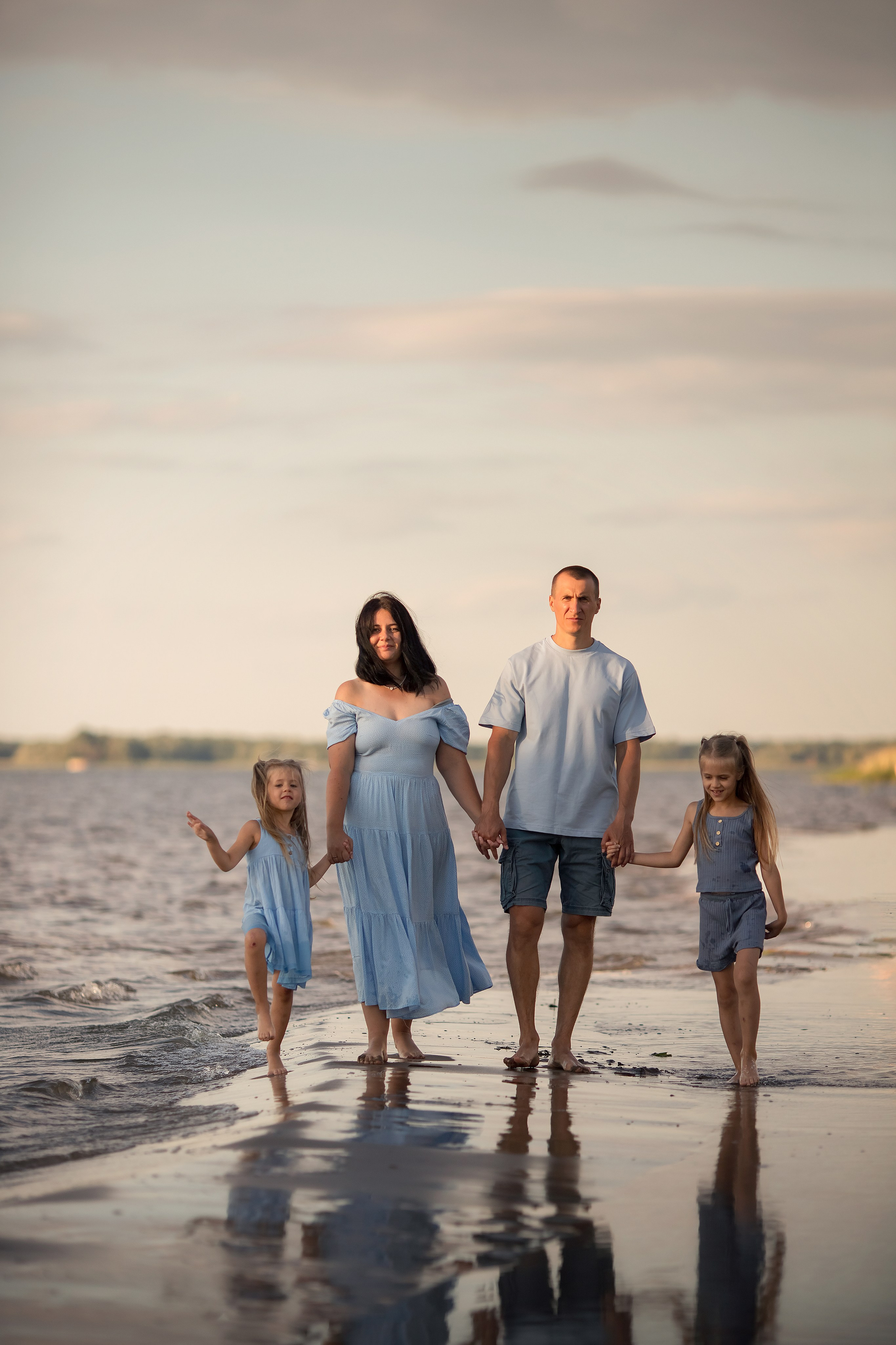 Босиком в закат. Семейный и детский фотограф в Саратове Полина Коткина