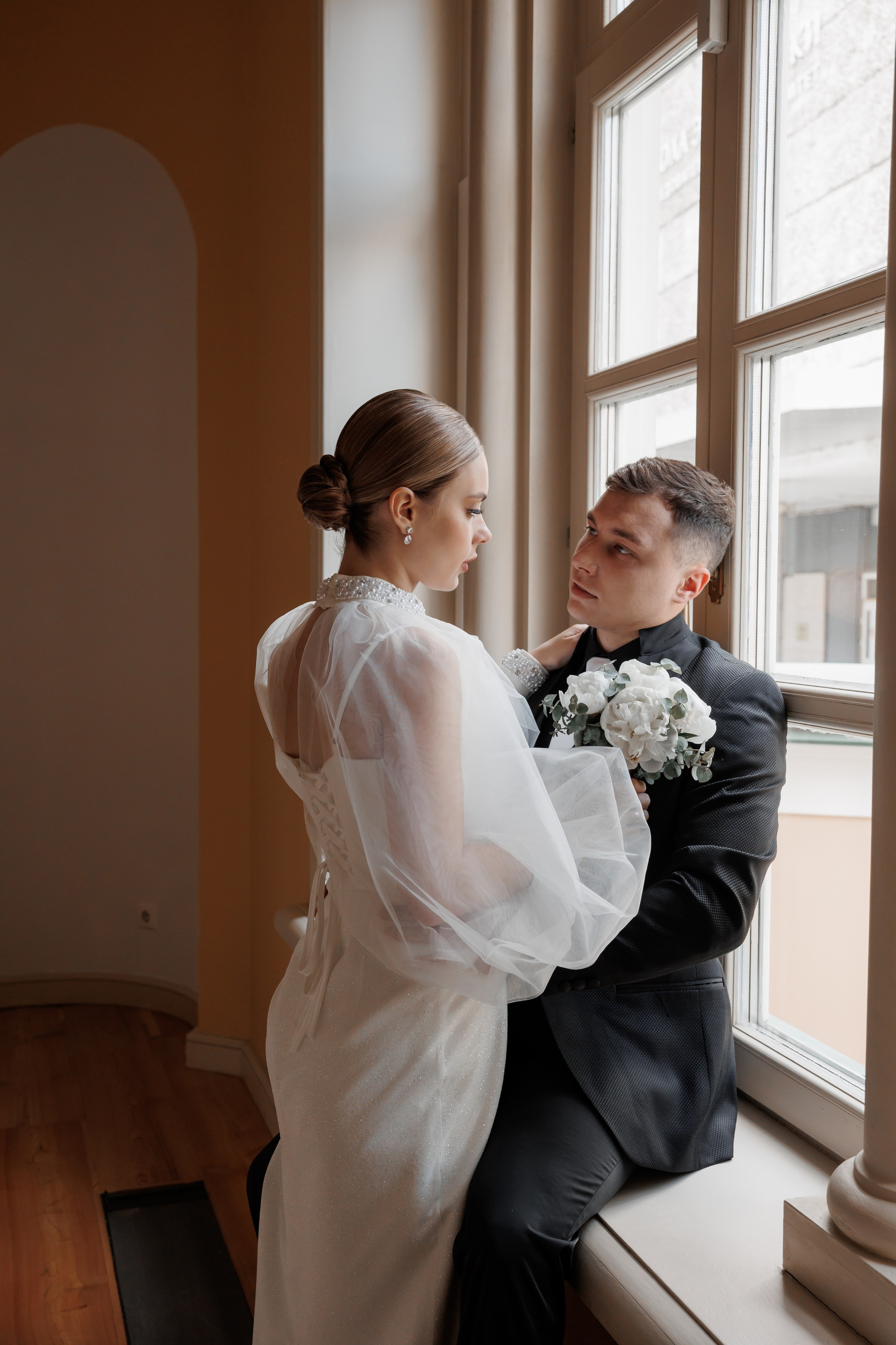 Анна и Сергей, Особняк Муравьевых-Апостолов, прогулка по ВДНХ, ресторан «Домик в саду». Свадебный и репортажный фотограф (Москва, Королев и другие)