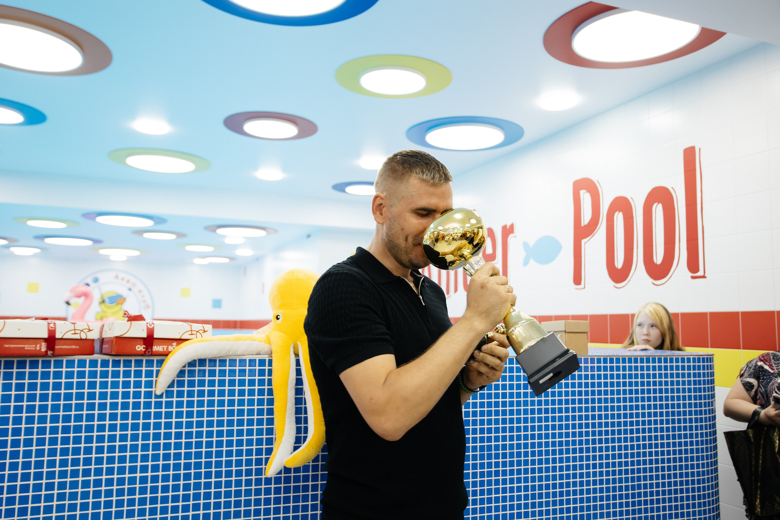 Открытие бассейна. Фотограф в Иркутске