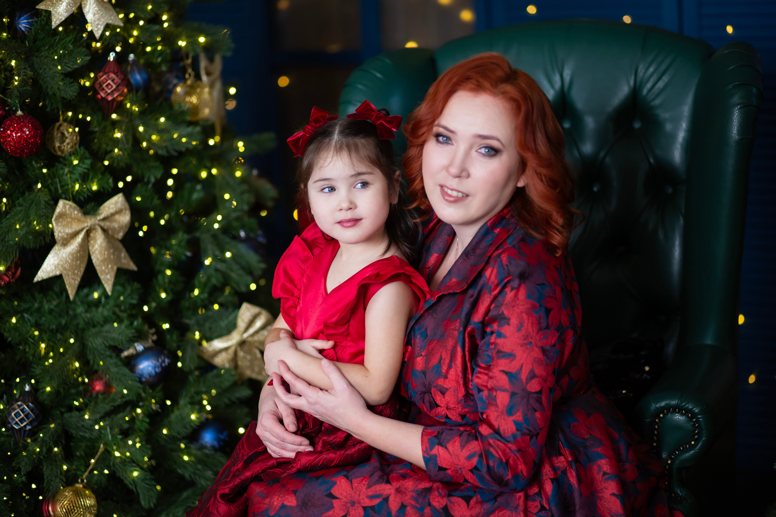 Семейная новогодняя фотосессия. Семейный и детский фотограф в Москве и МО — Александра